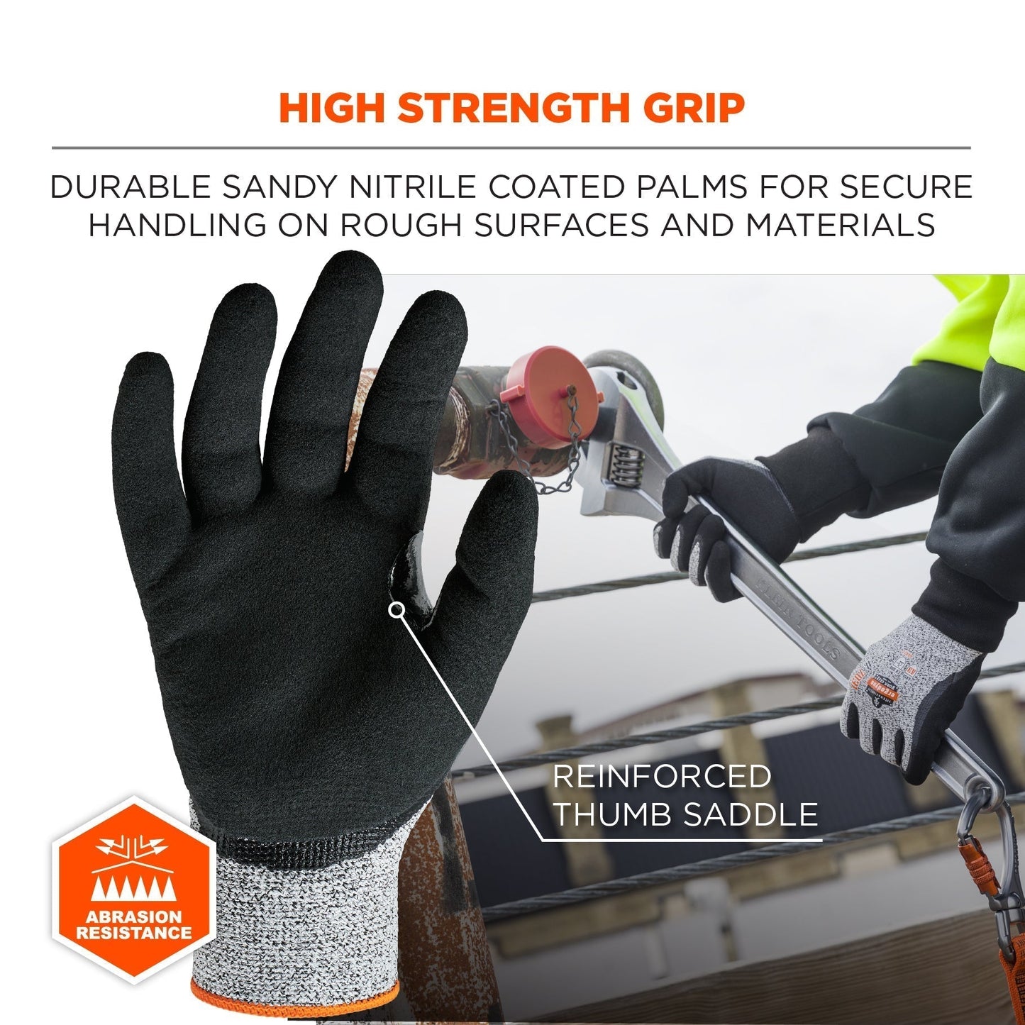 Gray Durable String Knit Gloves - Ergodyne - Cut-Resistant