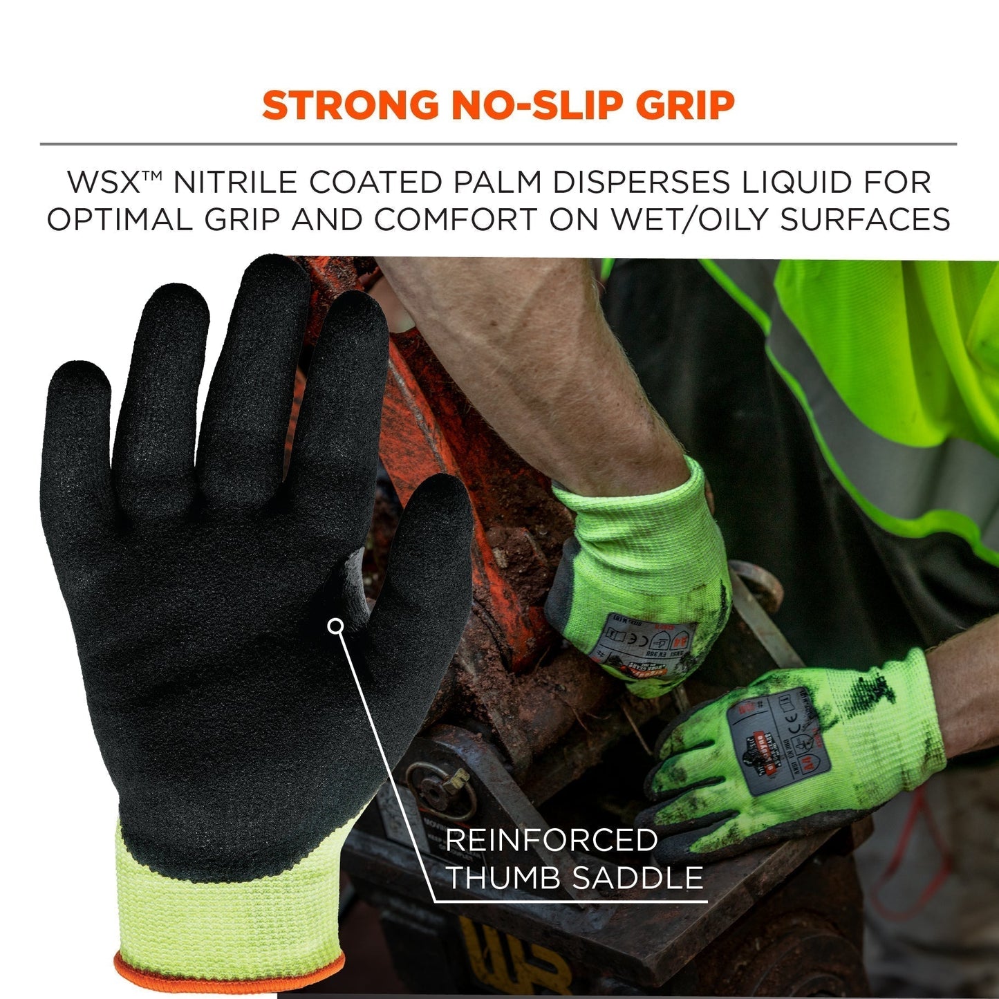 Green String Knit Gloves - Ergodyne - Cut-Resistant Comfort