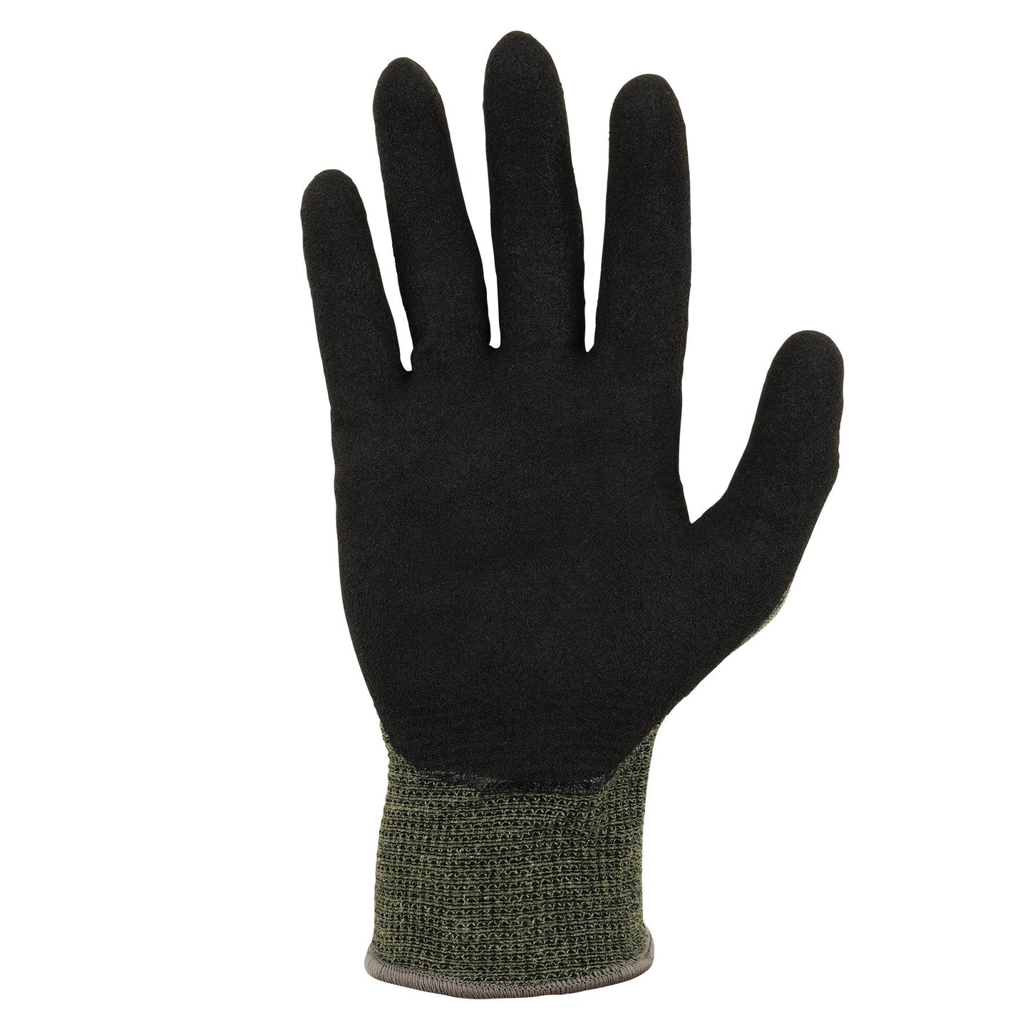 Green String Knit Gloves - Ergodyne - Nitrile Coated