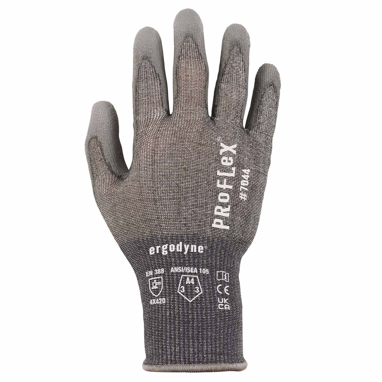 Gray String Knit Gloves - Ergodyne - Flexible Fit