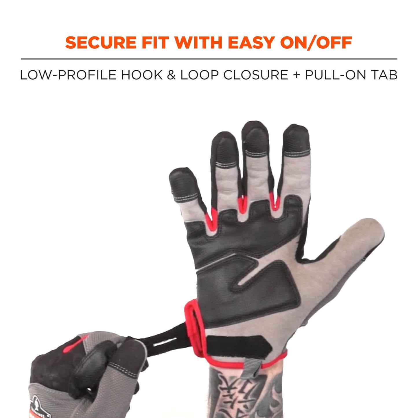Gray Performance Gloves | Ergodyne | Proflex 710Cr Heavy-Duty + Cut Resistance