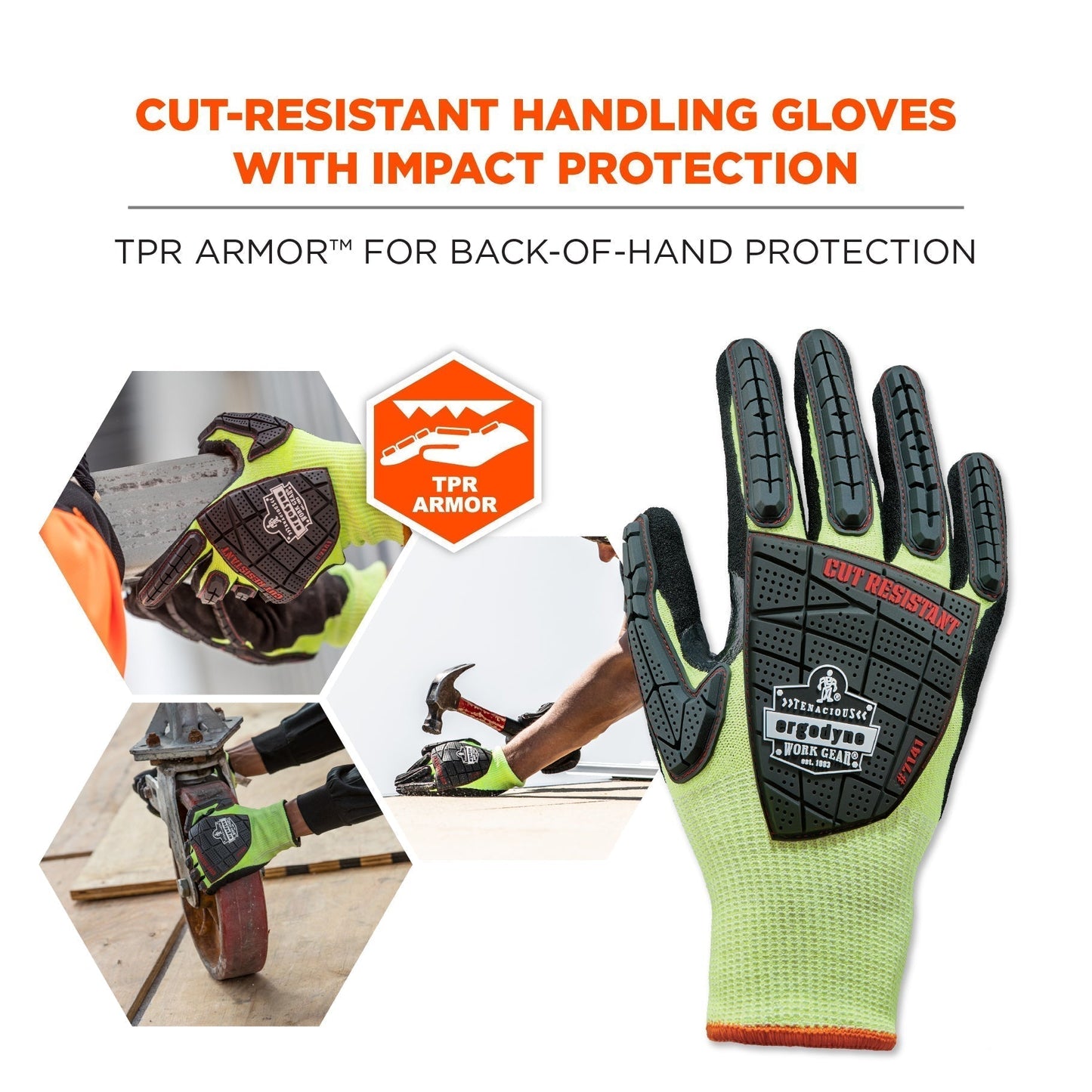 Green Performance Gloves - Ergodyne - Cut-Resistant