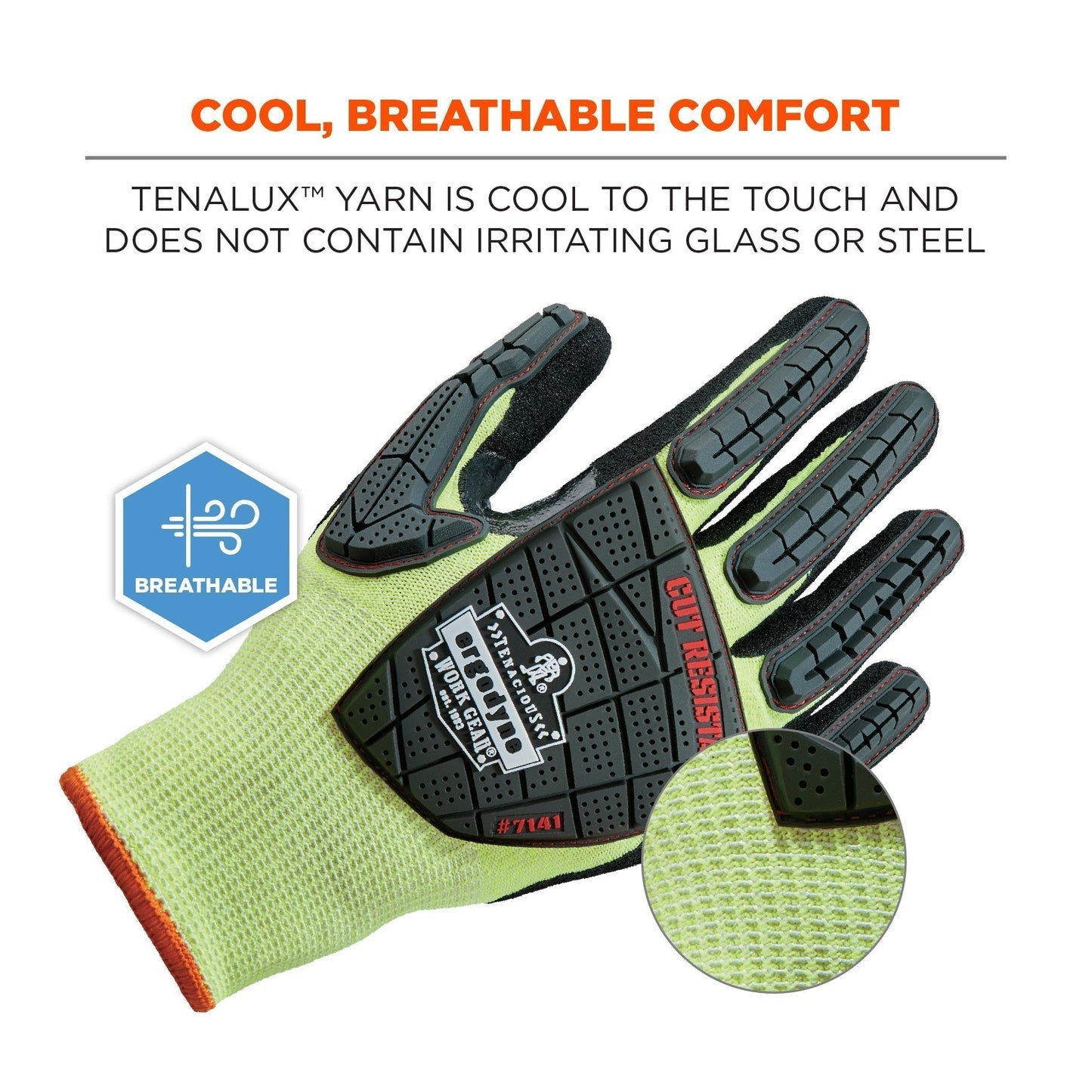 Green Performance Gloves - Ergodyne - Cut-Resistant