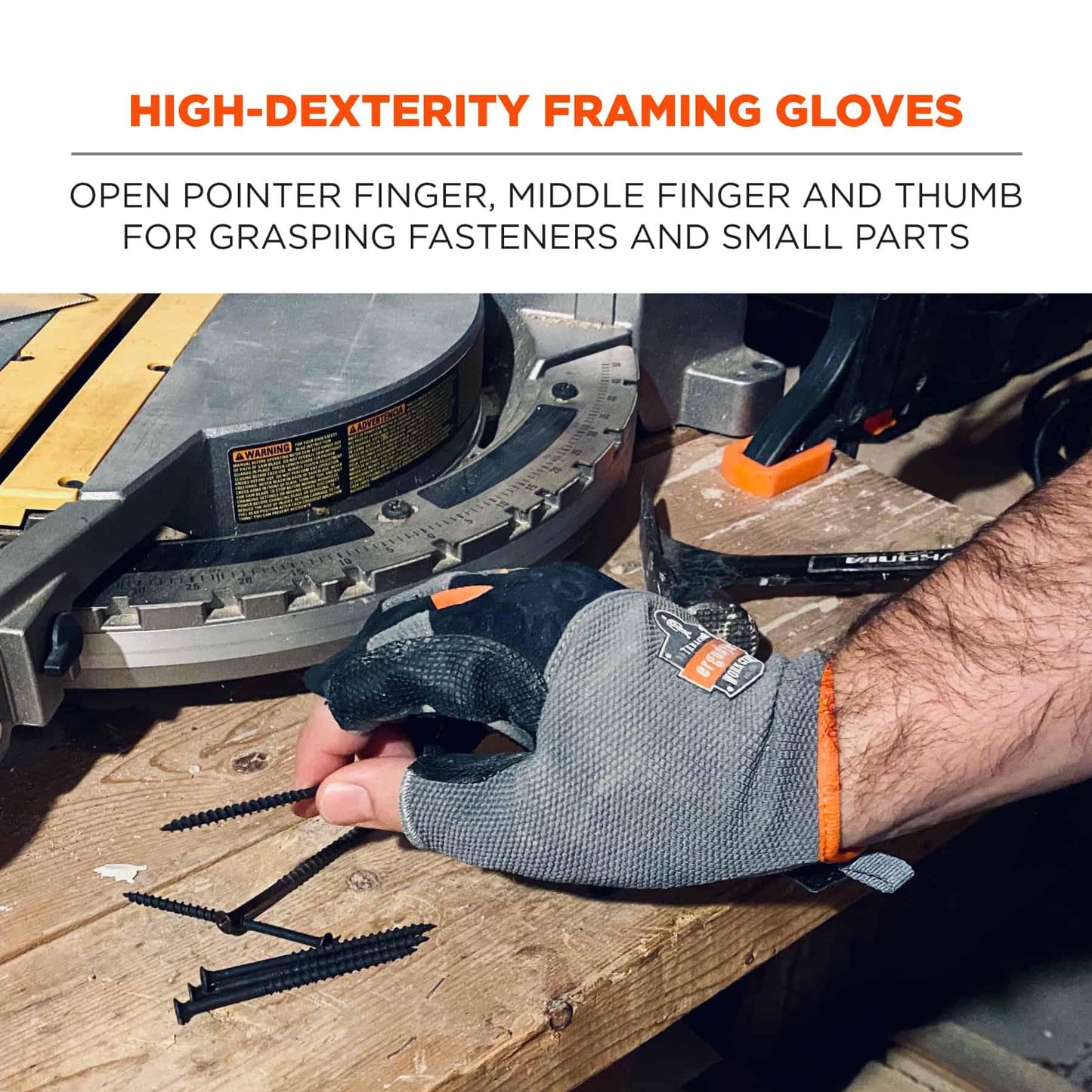 Black Performance Gloves - Ergodyne - Touch Control Design
