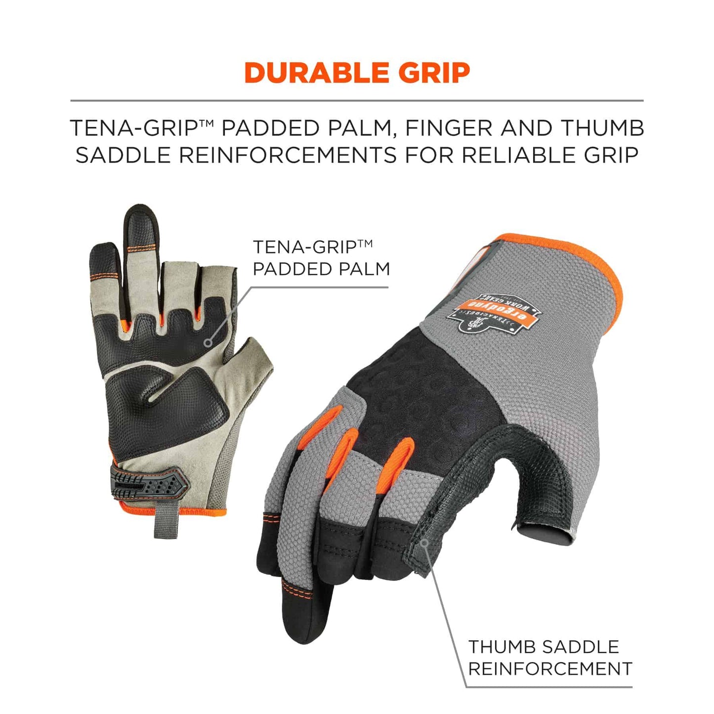 Black Performance Gloves - Ergodyne - Touch Control Design