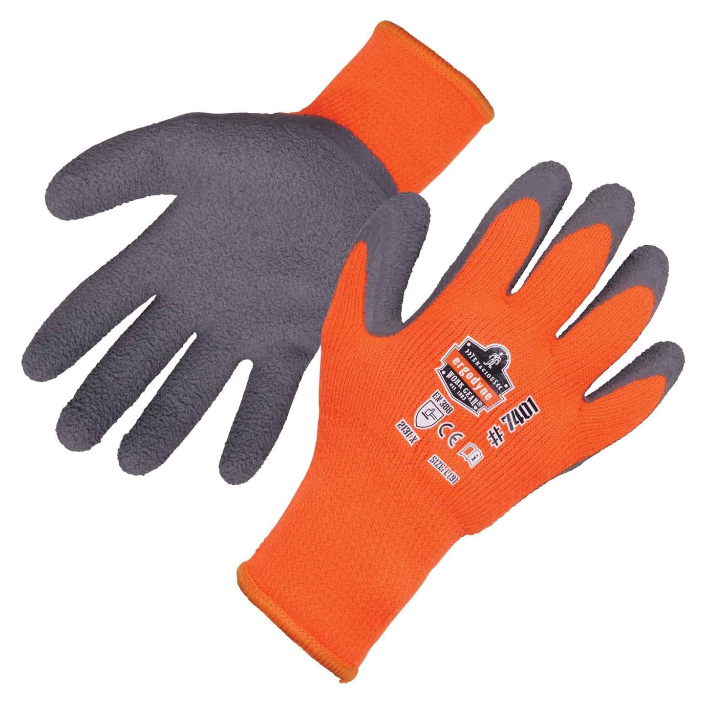 Orange String Knit Gloves - Ergodyne - Lightweight Comfort