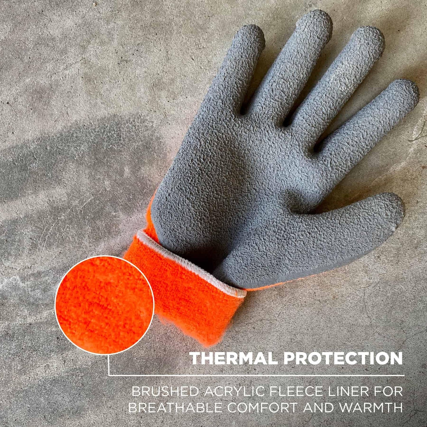 Orange String Knit Gloves - Ergodyne - Lightweight Comfort