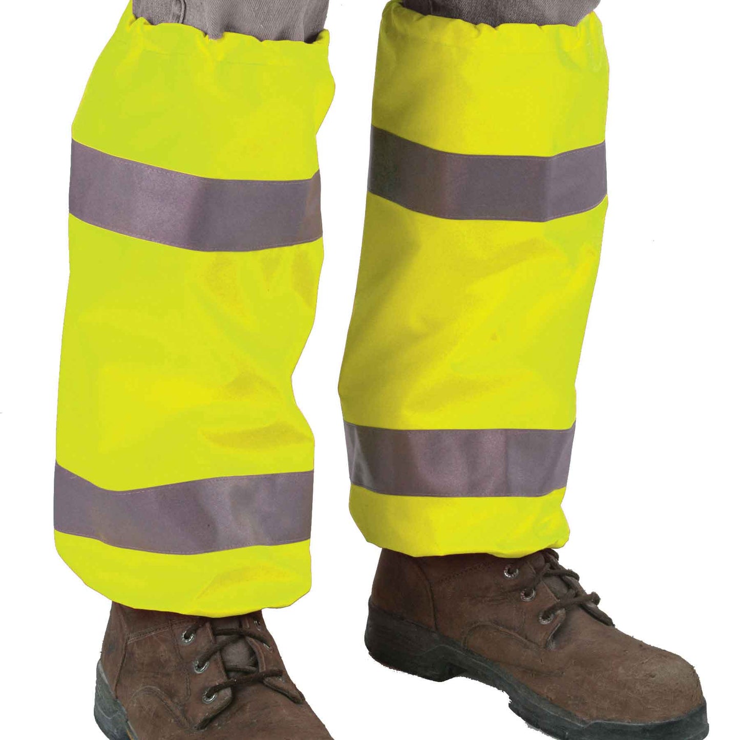 Yellow/Lime Leg Gaiters - Ergodyne - Hi-Vis Safety
