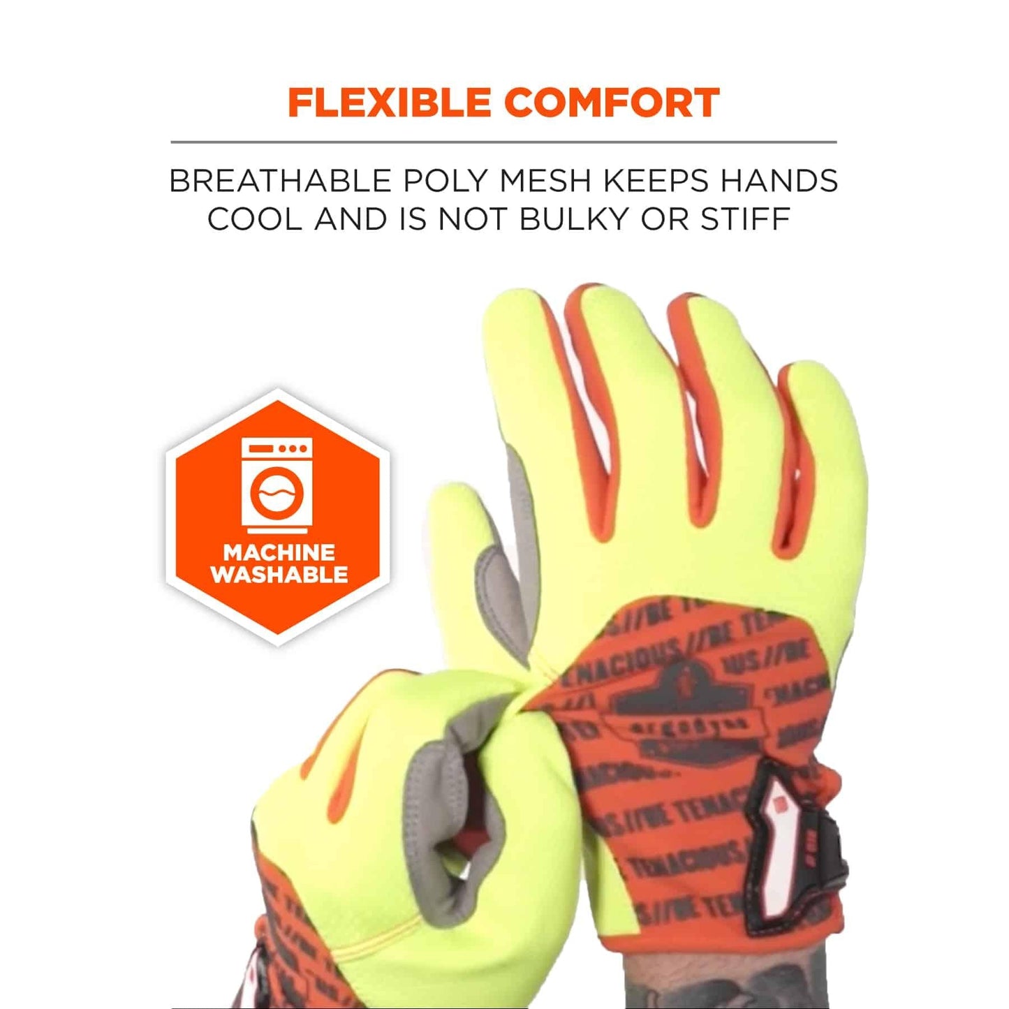 Lime Performance Gloves - Ergodyne - Durable Design