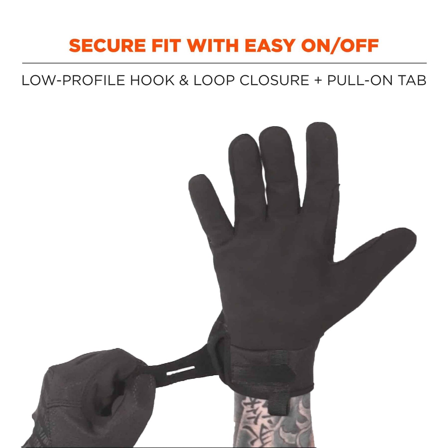 Black String Knit Gloves - Ergodyne - High-Dexterity