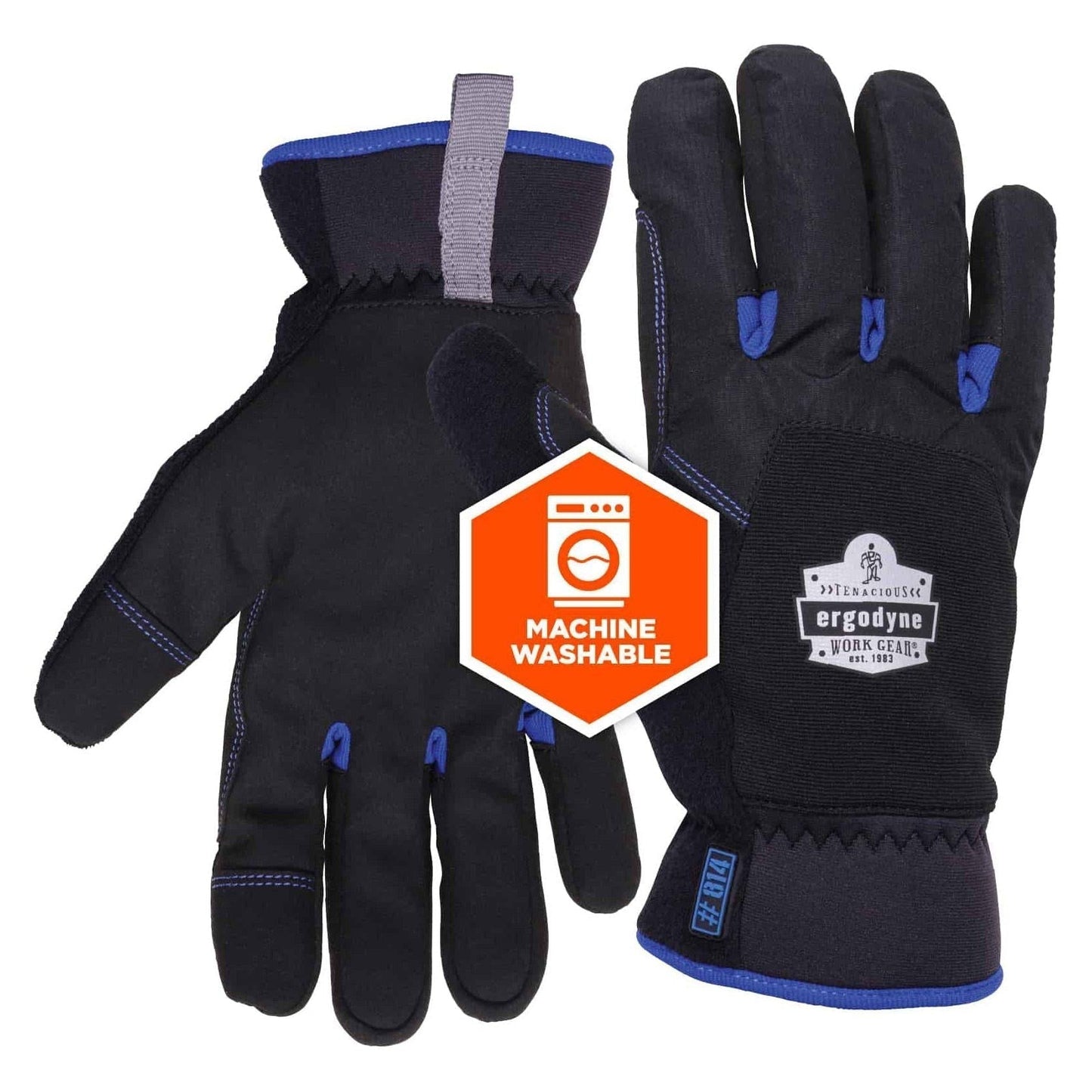 Black Thermal Gloves - Ergodyne - Touchscreen Friendly