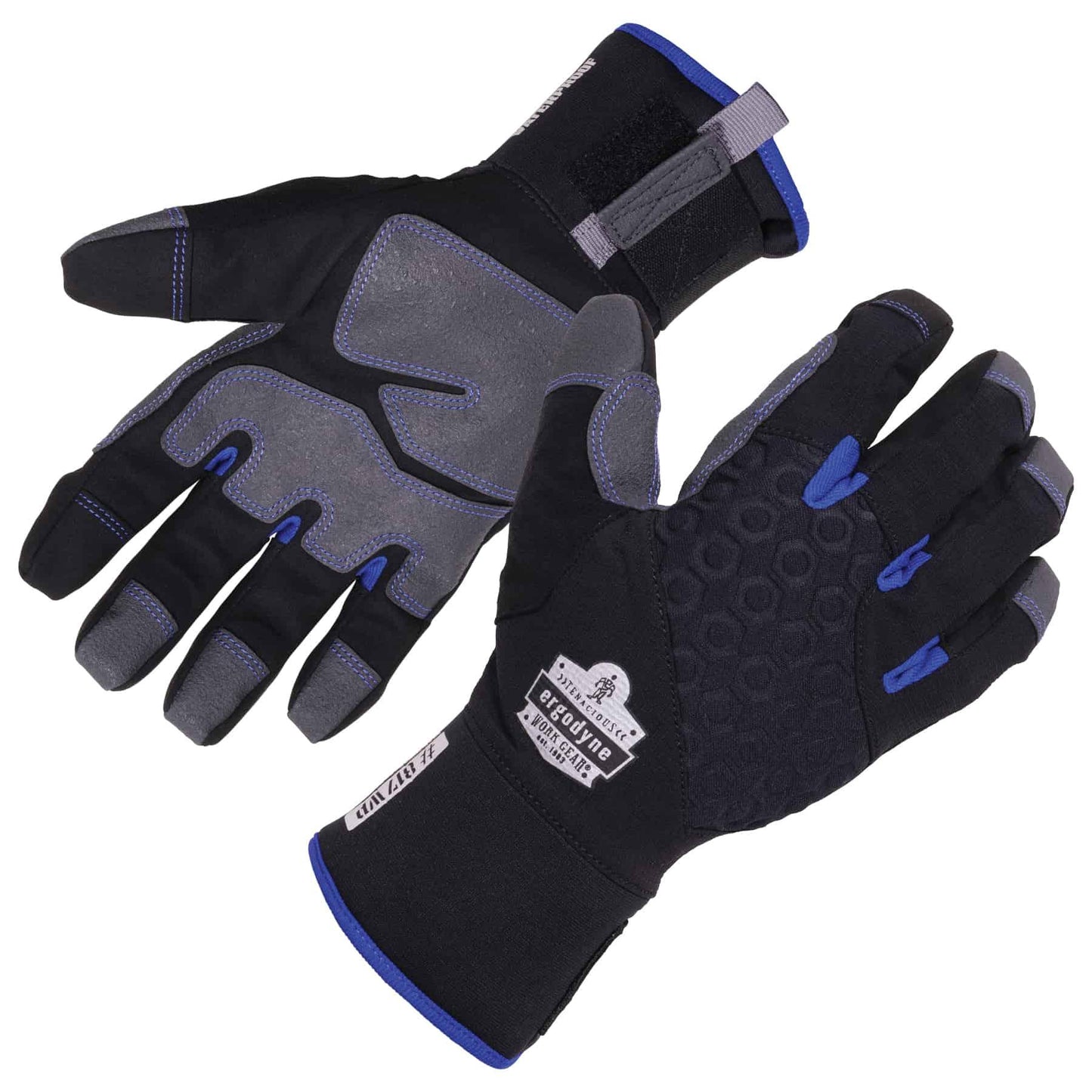 Black Performance Gloves - Ergodyne - Waterproof Utility