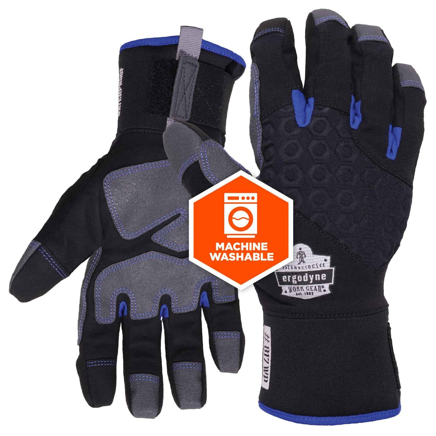 Black Performance Gloves - Ergodyne - Waterproof Utility