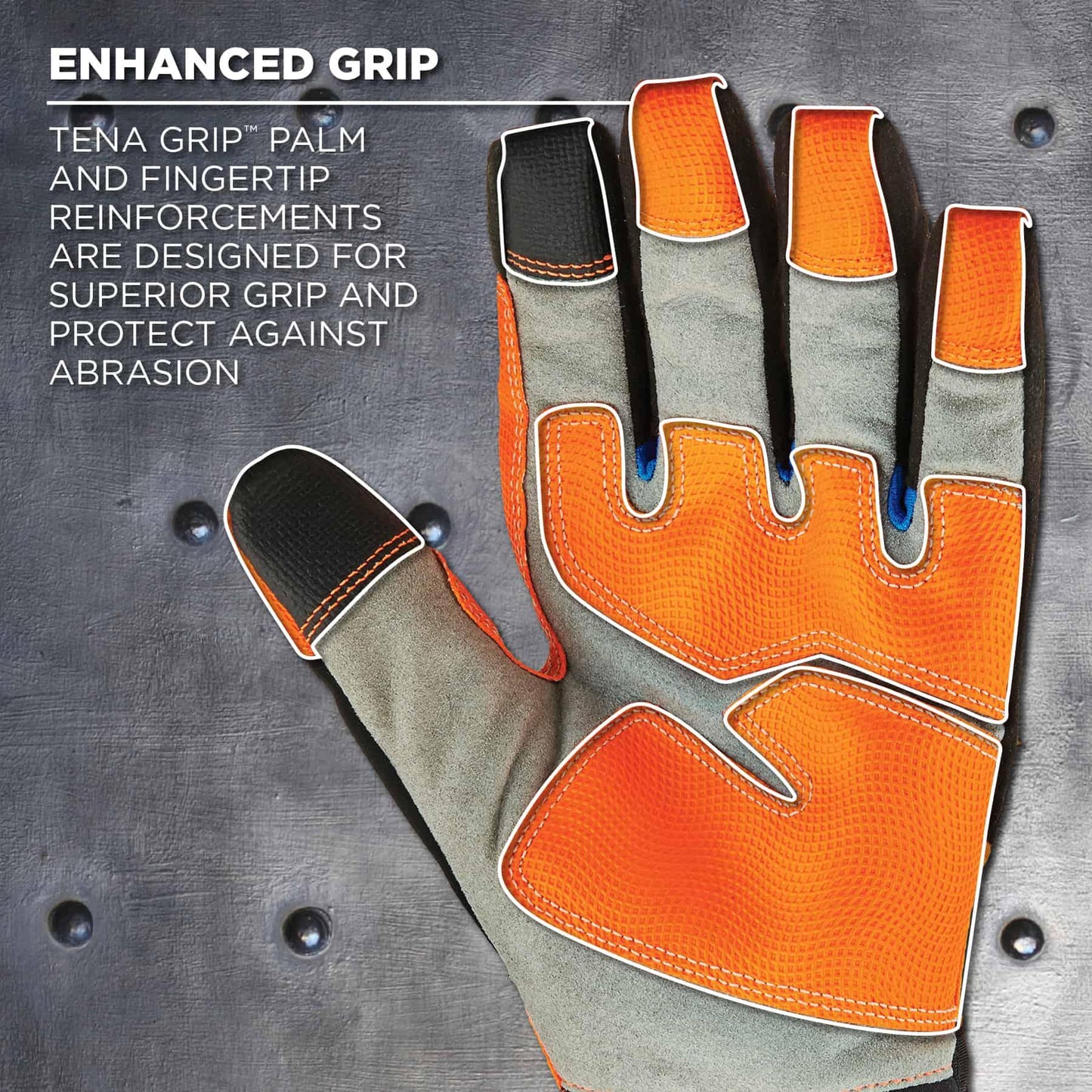Orange Performance Gloves - Ergodyne - Waterproof Utility