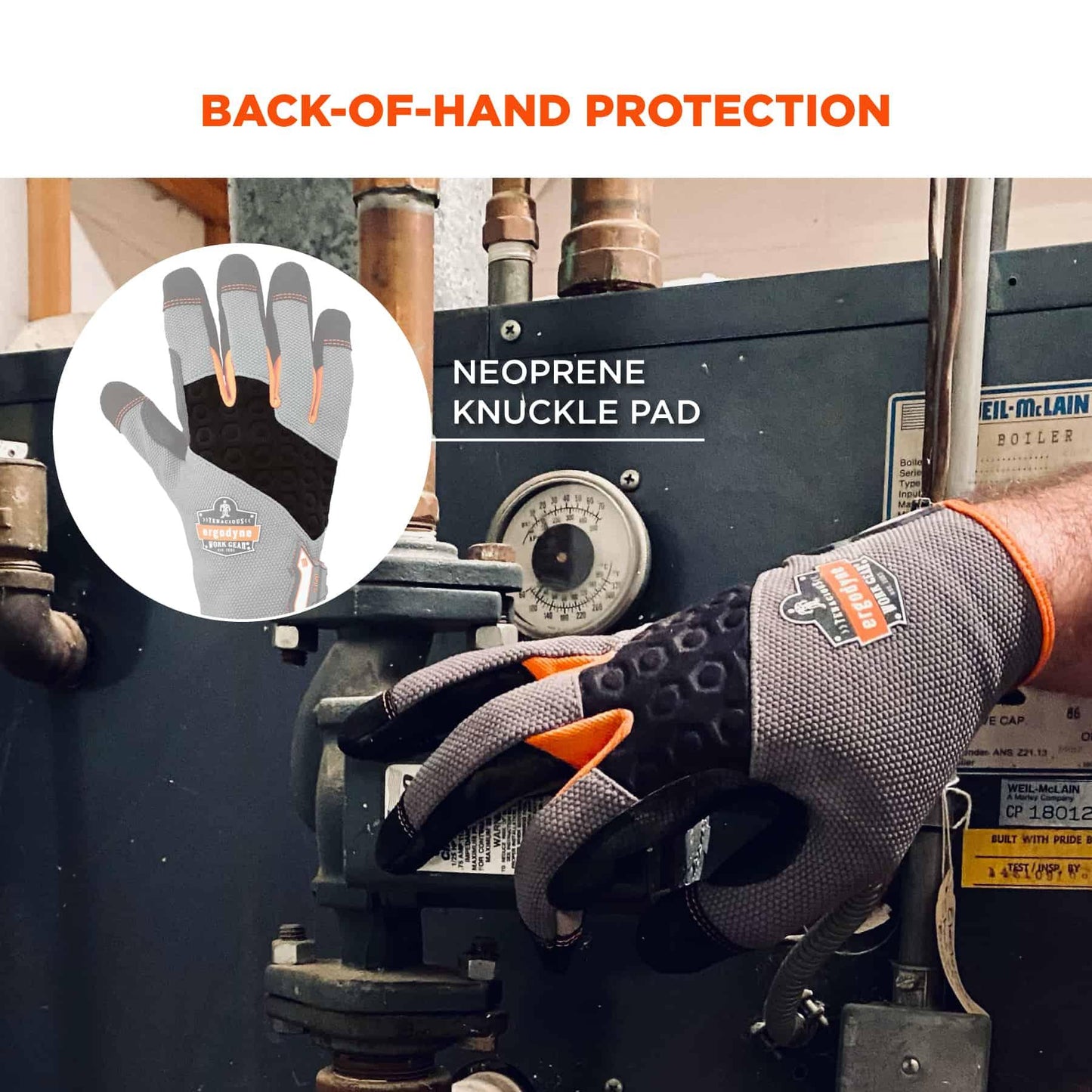 Black Performance Gloves - Ergodyne - High Grip Design