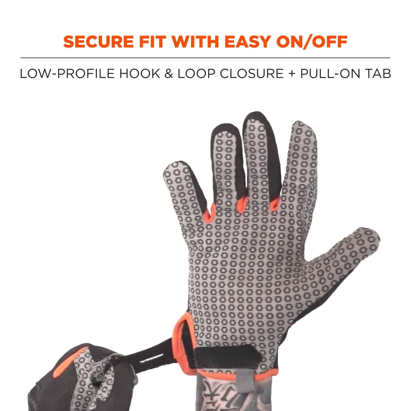 Black Performance Gloves - Ergodyne - Smooth Grip