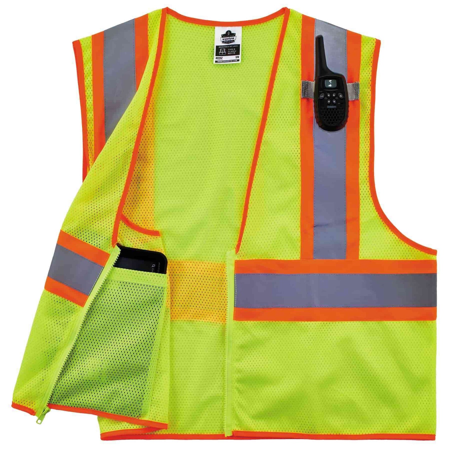 Yellow/Lime Safety Vests - Ergodyne - Reflective Material