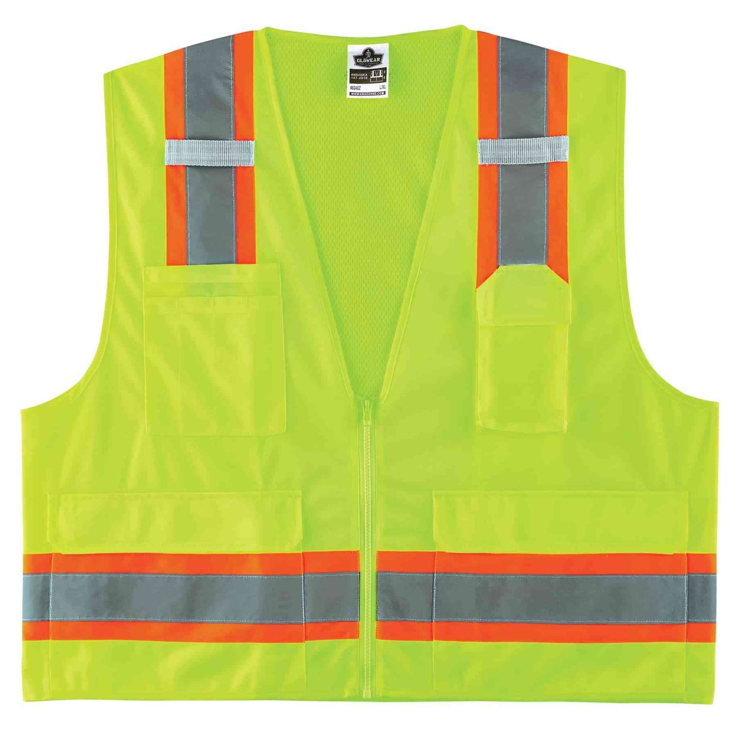 Yellow/Lime Safety Vests - Ergodyne - ANSI Compliant