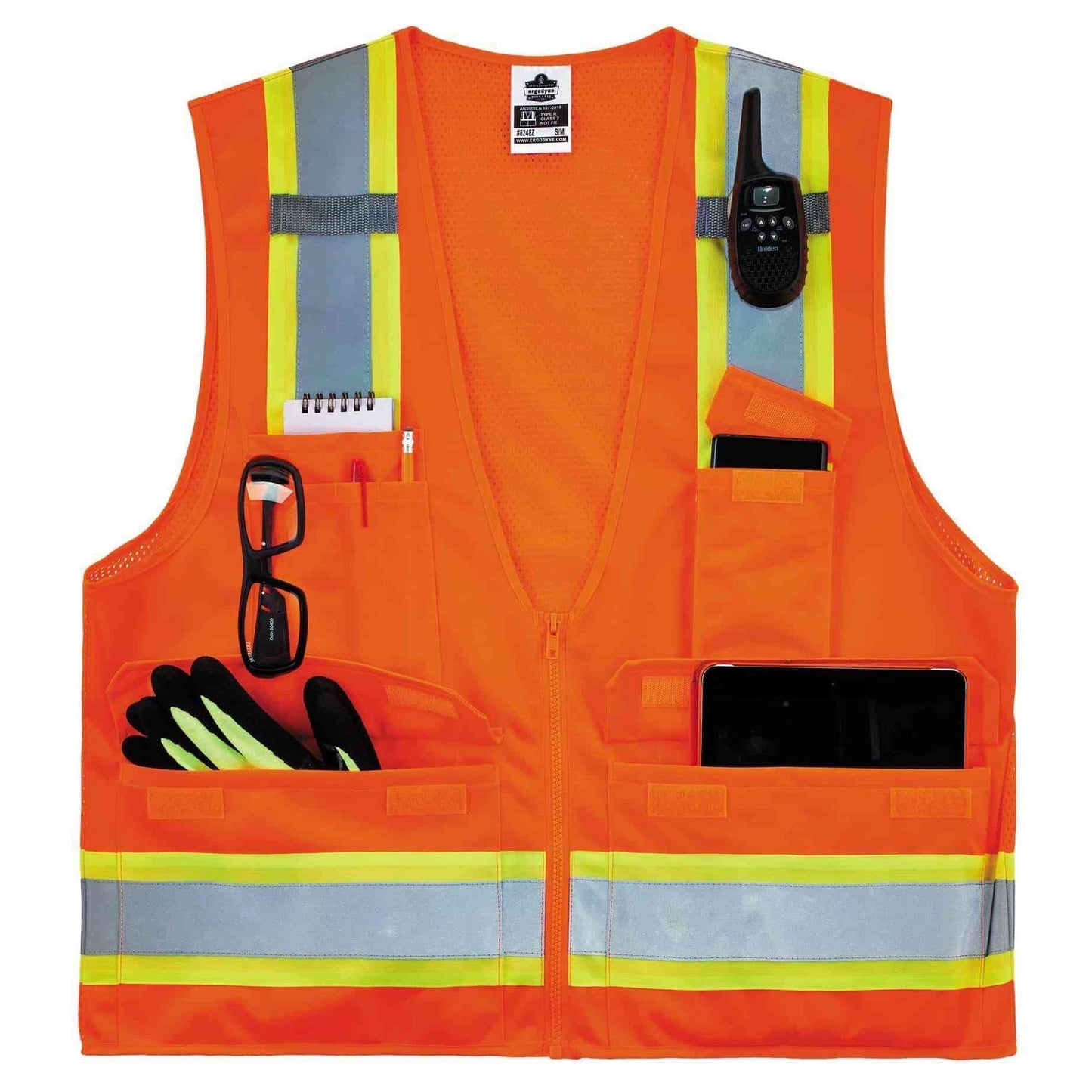 Yellow/Lime Safety Vests - Ergodyne - ANSI Compliant