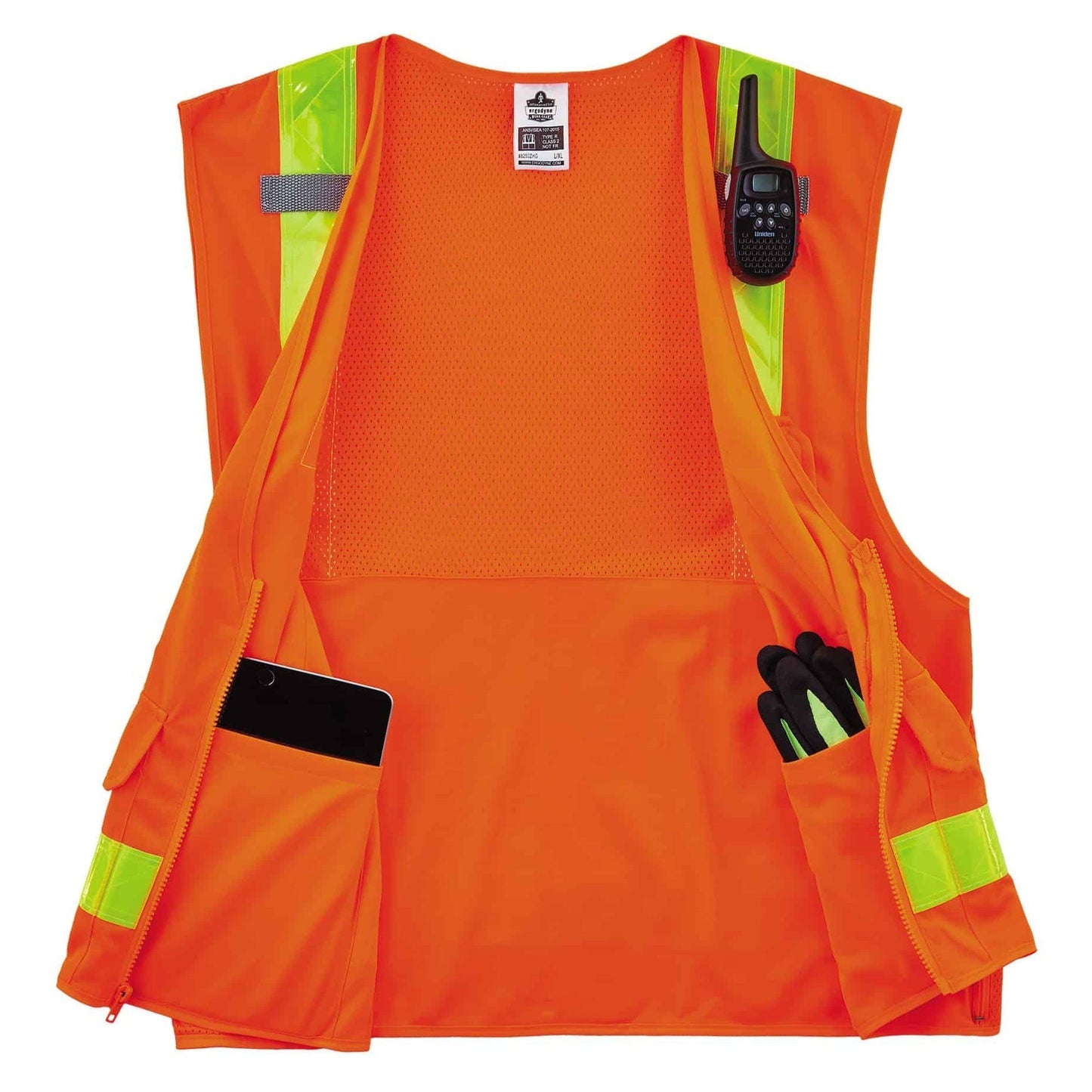 Orange Safety Vest - Ergodyne - Hi-Gloss Reflective