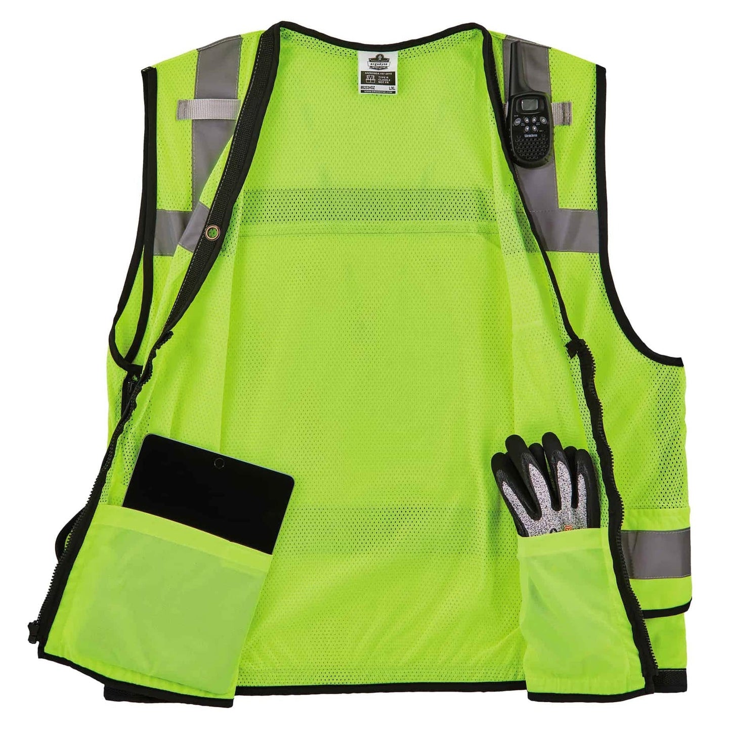 Yellow/Lime Safety Vests - Ergodyne - Heavy Duty Mesh