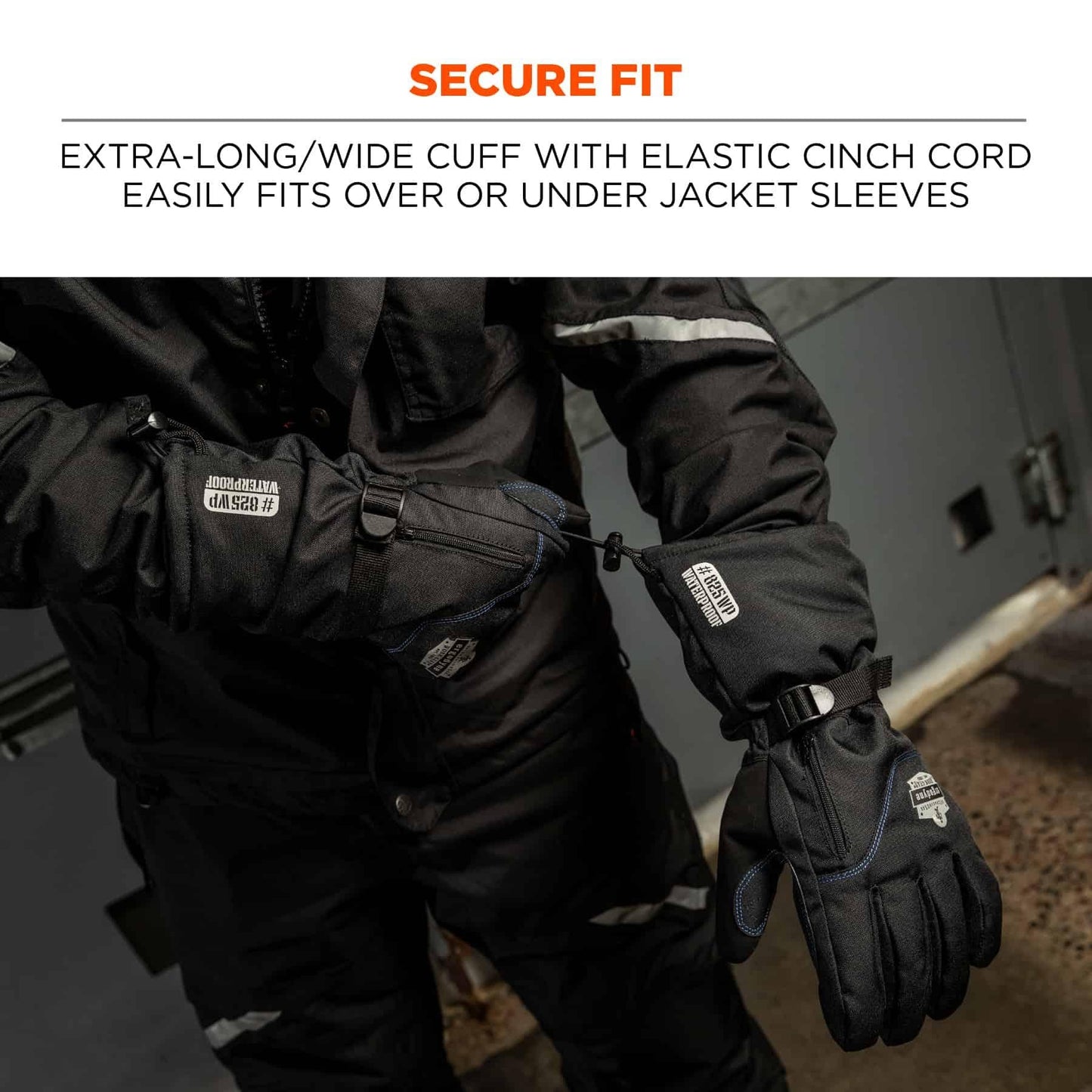 Black Performance Gloves - Ergodyne - Thermal Waterproof