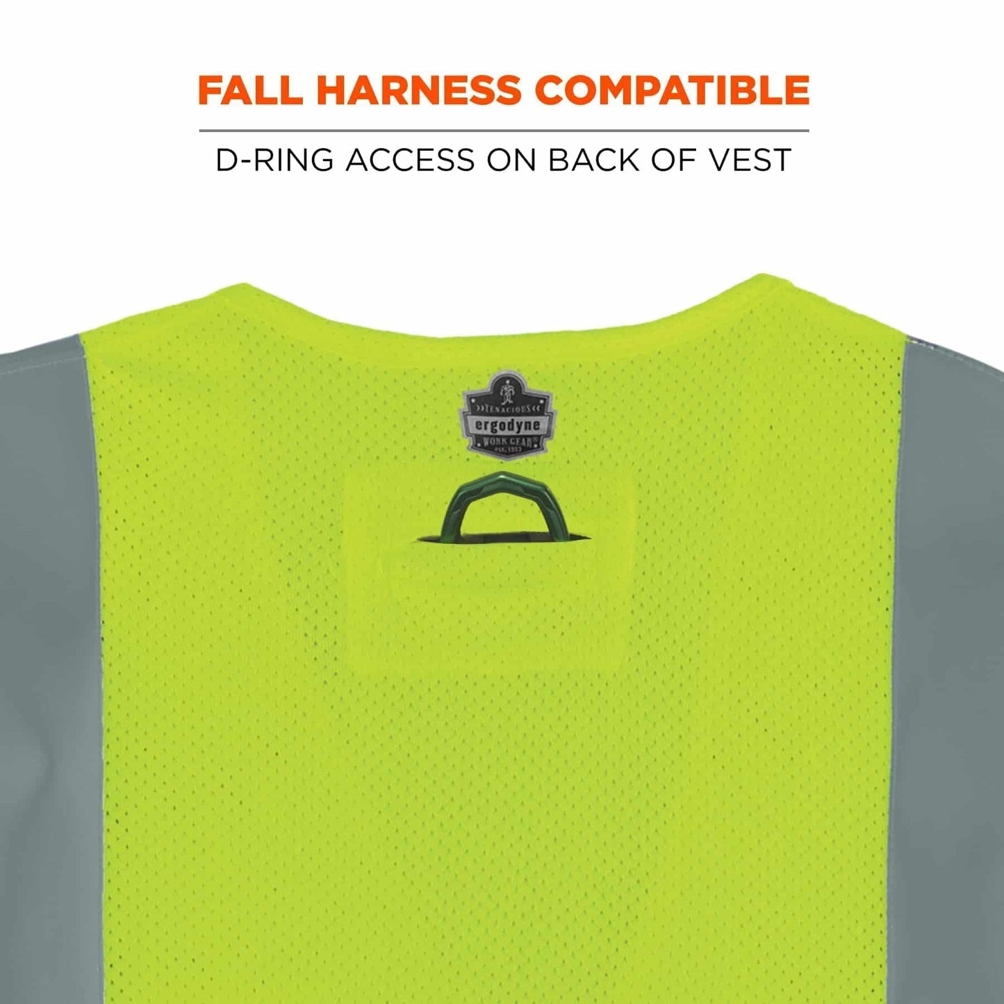Yellow/Lime Safety Vest - Ergodyne - Flame Resistant