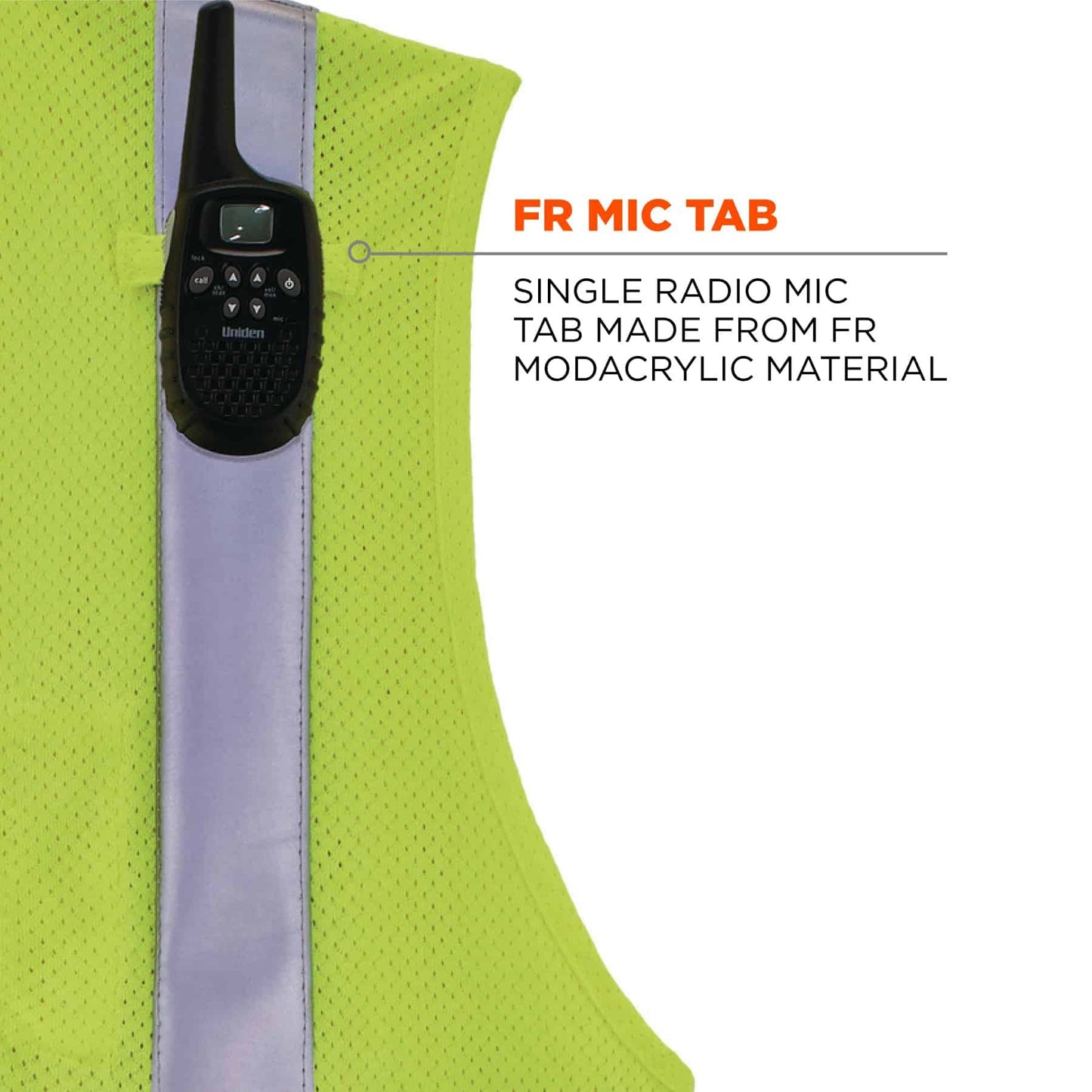 Yellow/Lime Safety Vest - Ergodyne - Flame Resistant