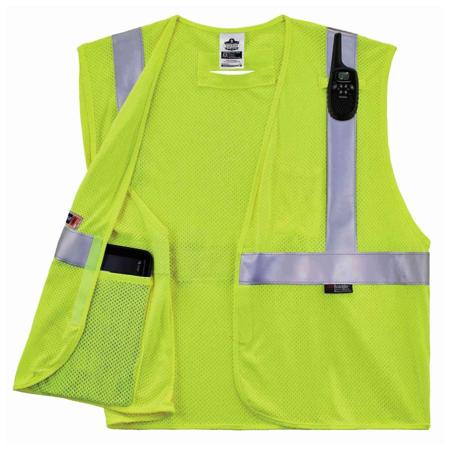 Yellow/Lime Safety Vest - Ergodyne - Flame Resistant