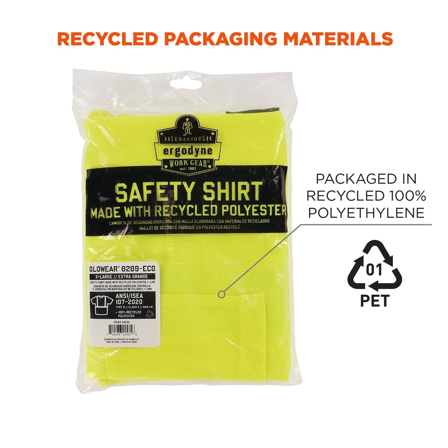 Yellow/Lime Safety Shirts - Ergodyne - Hi-Vis Comfort
