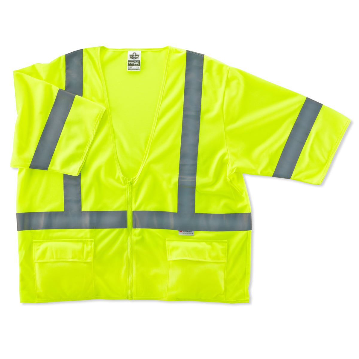 Yellow/Lime Safety Vests - Ergodyne - Reflective Fabric
