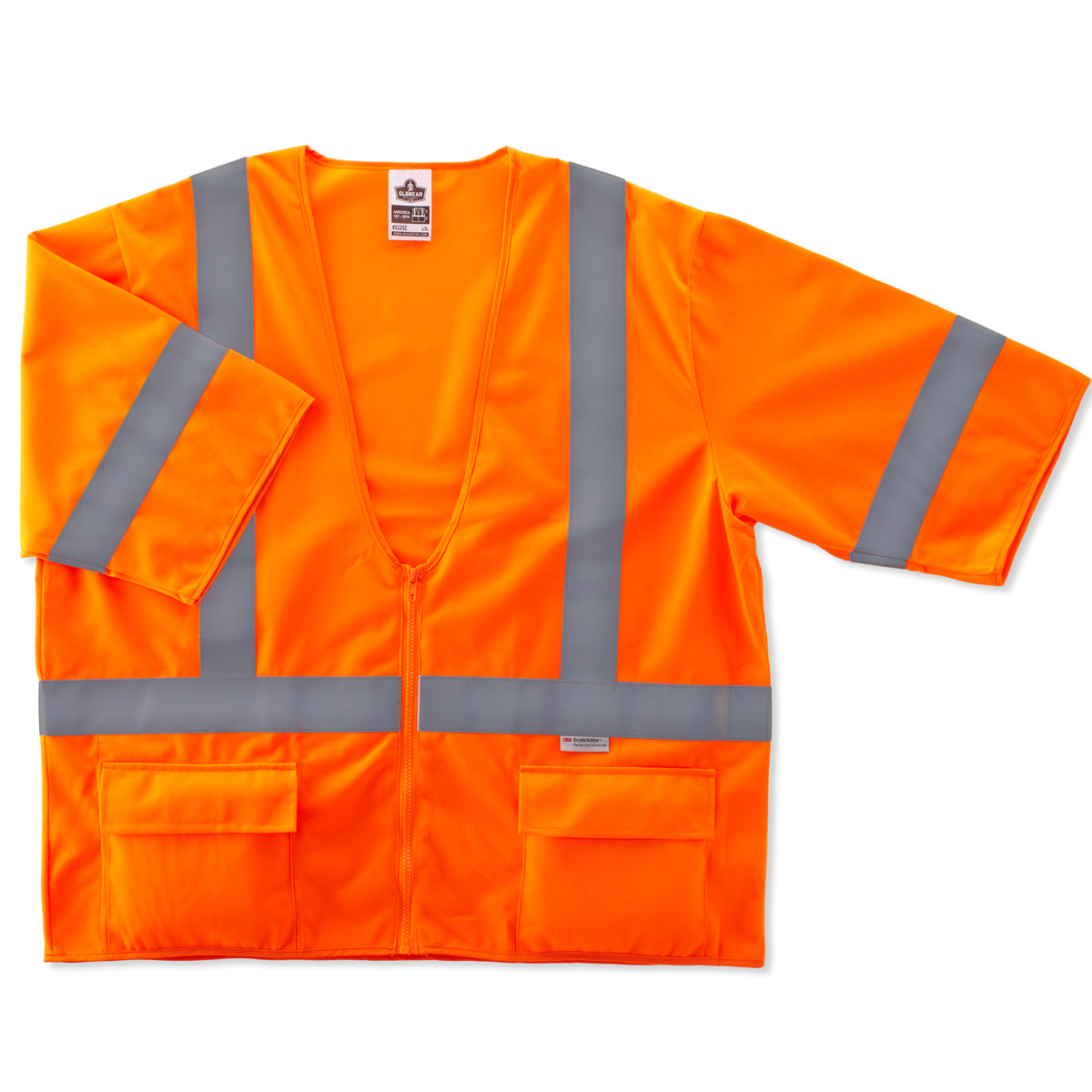 Yellow/Lime Safety Vests - Ergodyne - Reflective Fabric