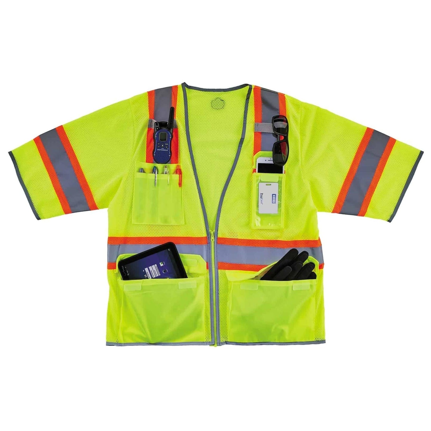 Yellow/Lime Safety Vests - Ergodyne - High-Visibility