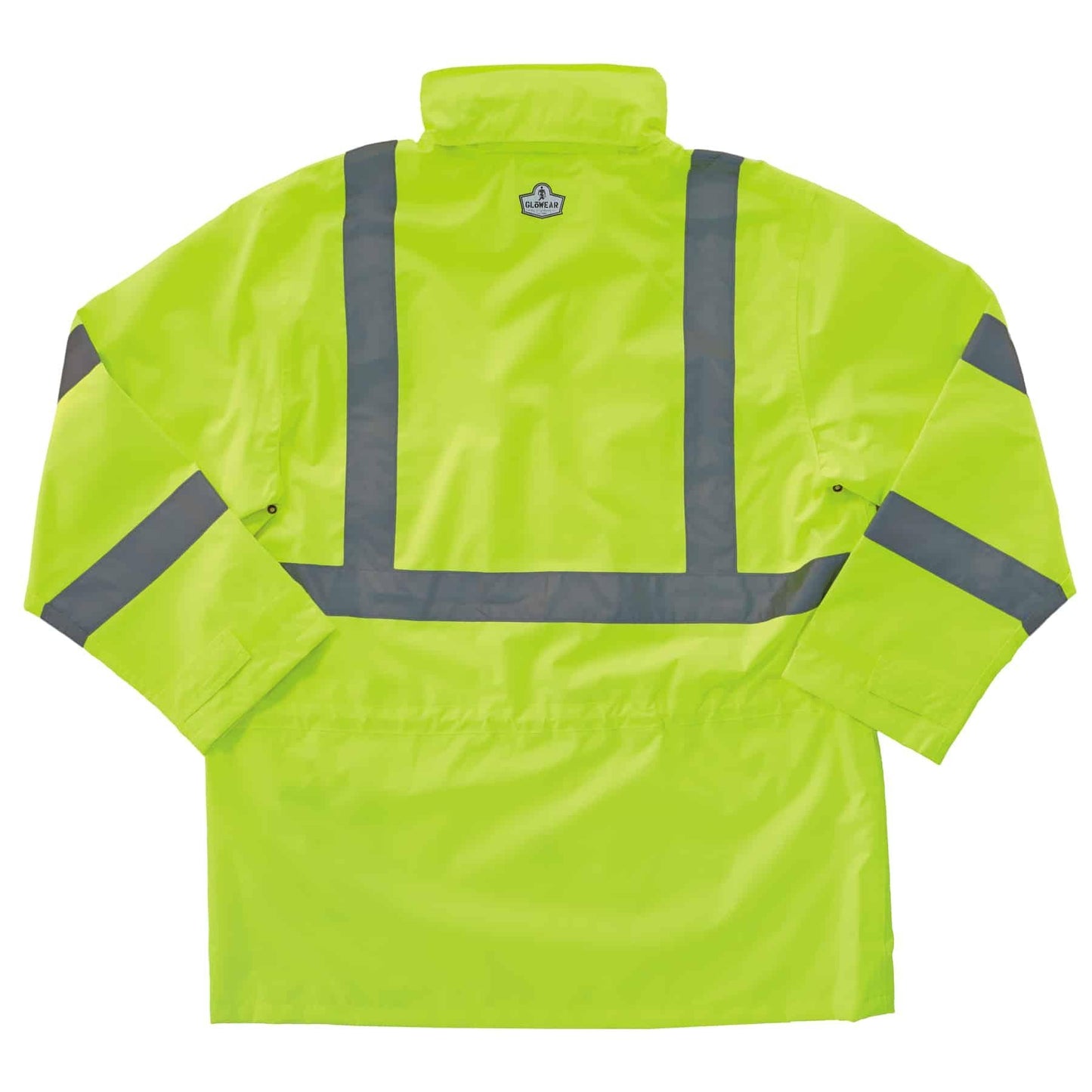 Yellow/Lime Rain Jacket - Ergodyne - Waterproof Design