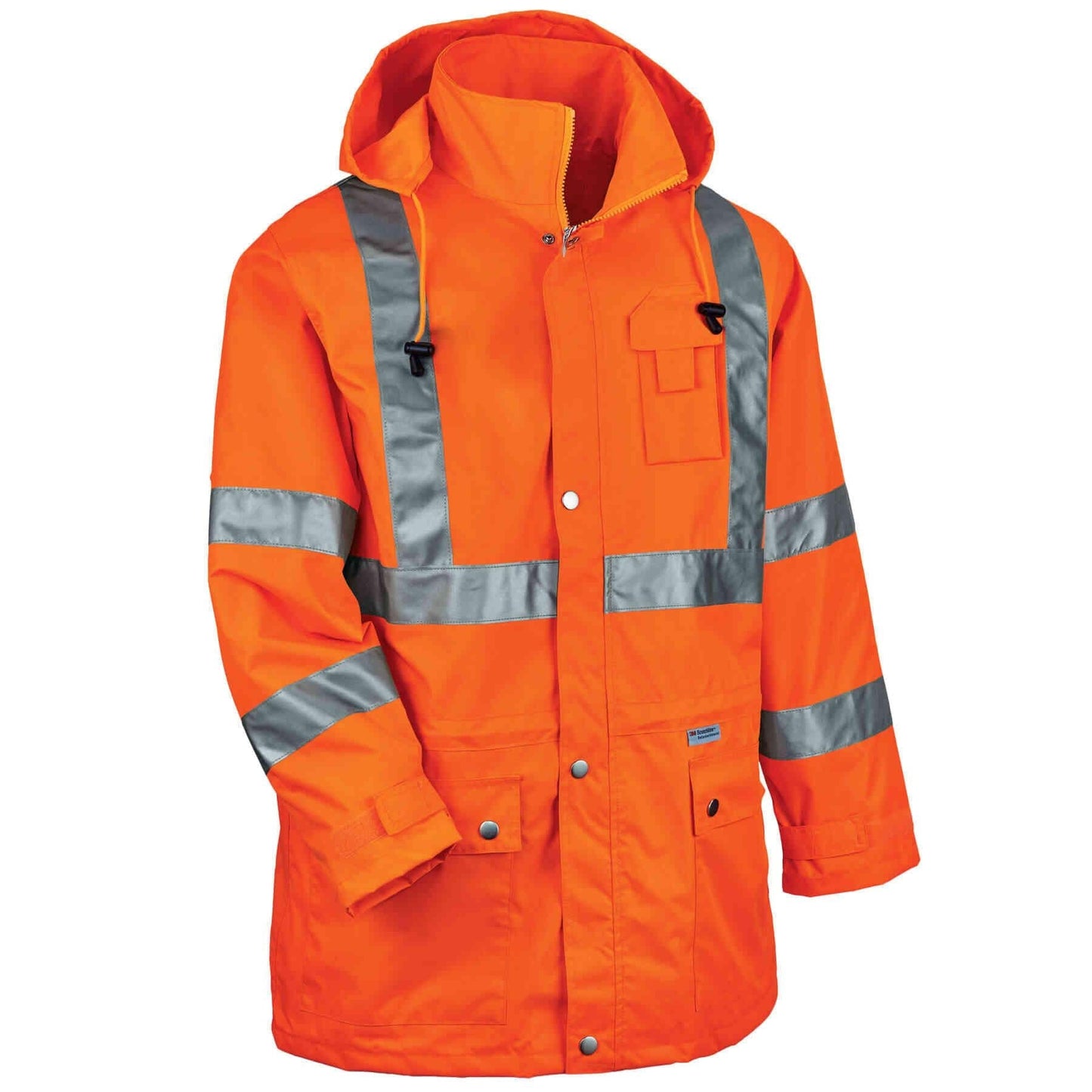 Yellow/Lime Rain Jacket - Ergodyne - Waterproof Design