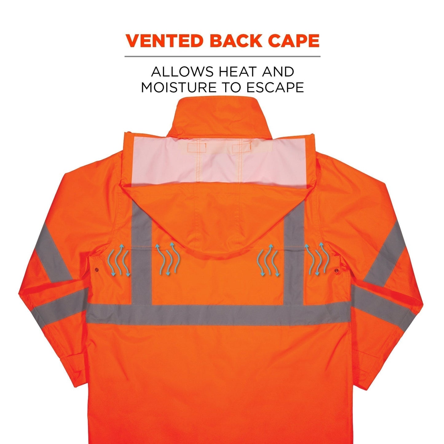 Yellow/Lime Rain Jacket - Ergodyne - Waterproof Design