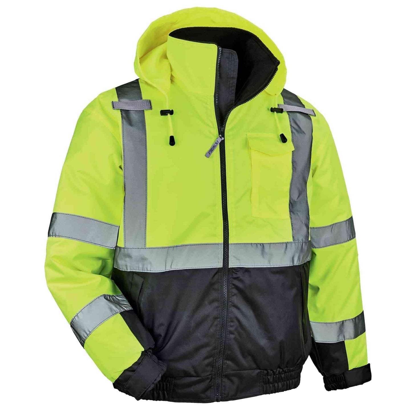 Yellow/Lime Safety Jacket - Ergodyne - Quilted Design