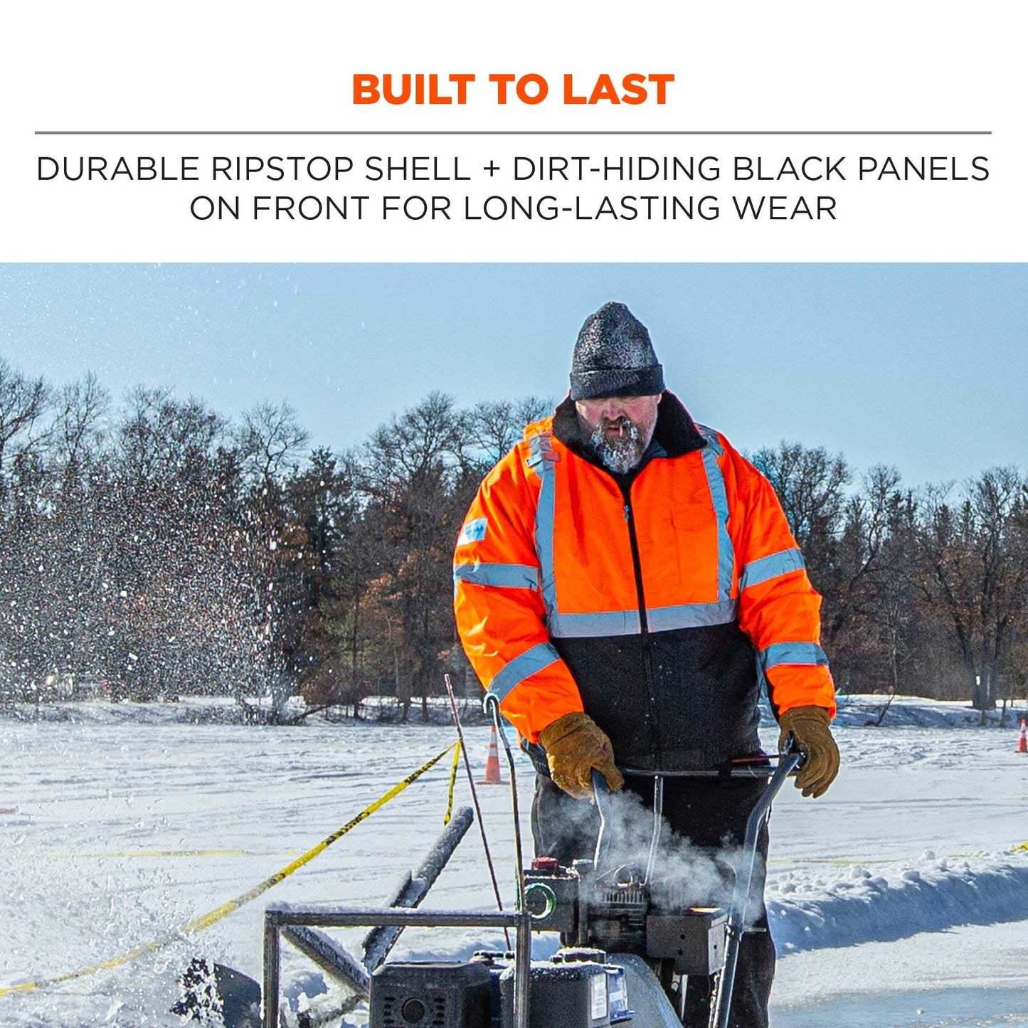 Yellow/Lime Safety Jacket - Ergodyne - Hi-Vis Design