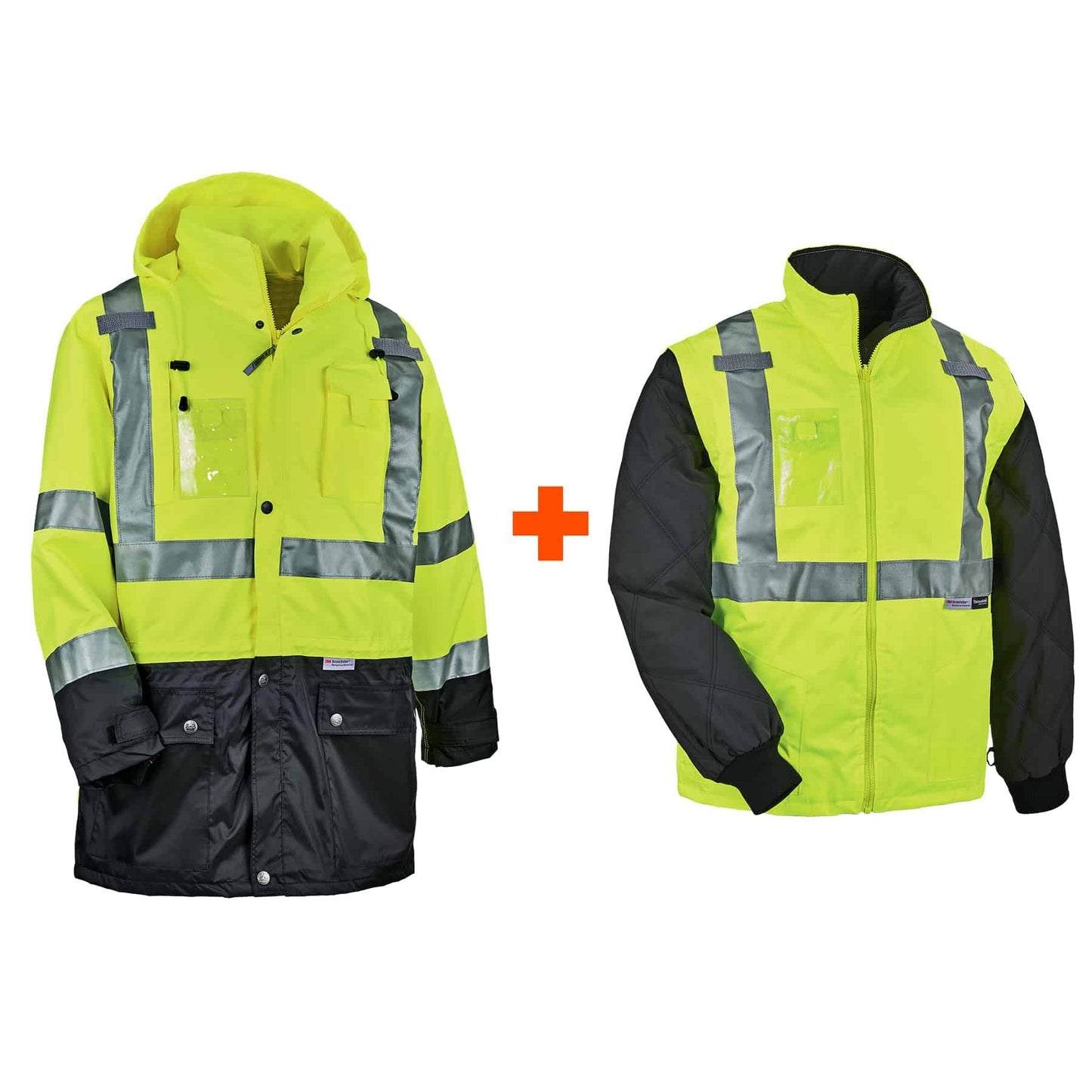Yellow/Lime Safety Jacket - Ergodyne - Thermal Protection