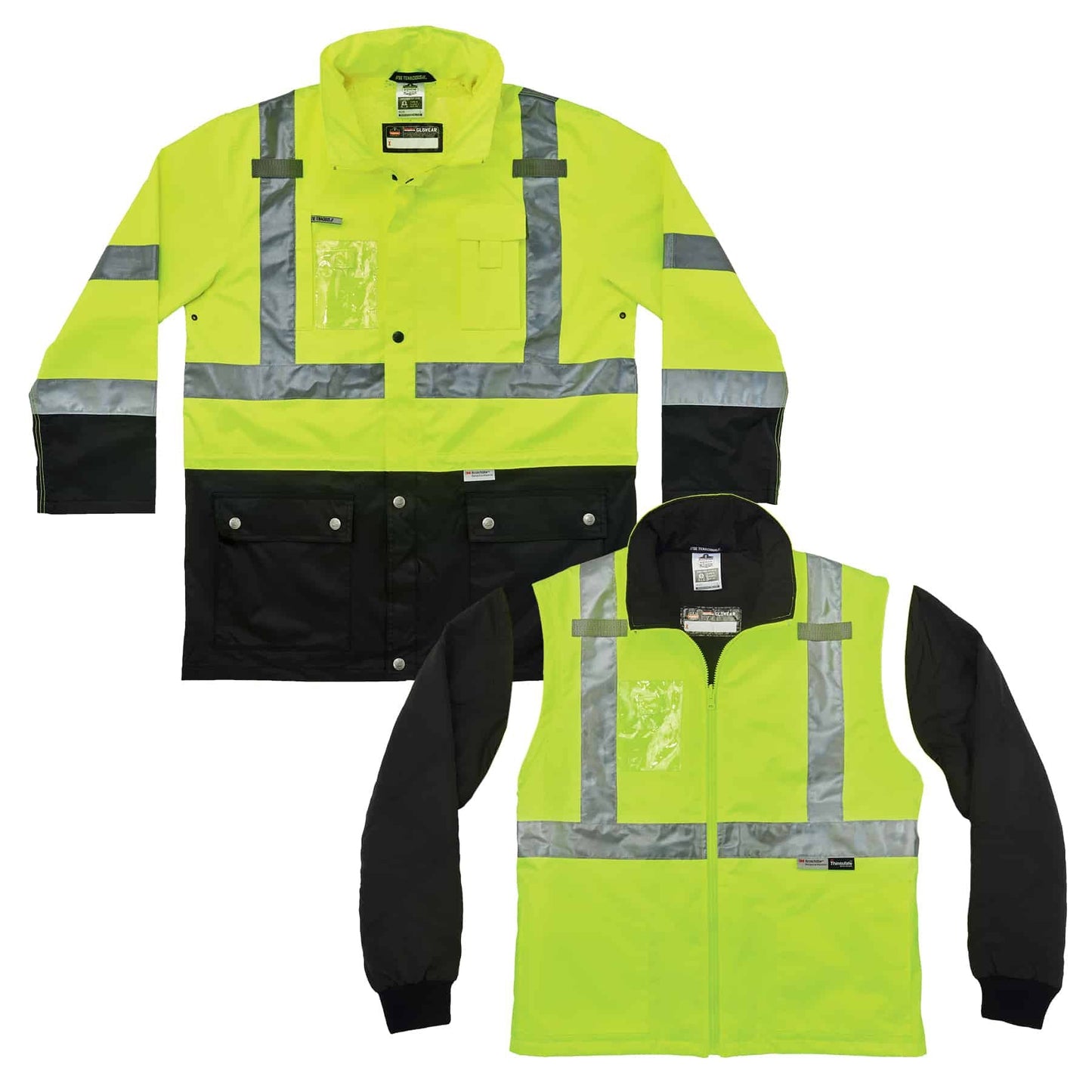Yellow/Lime Safety Jacket - Ergodyne - Thermal Protection