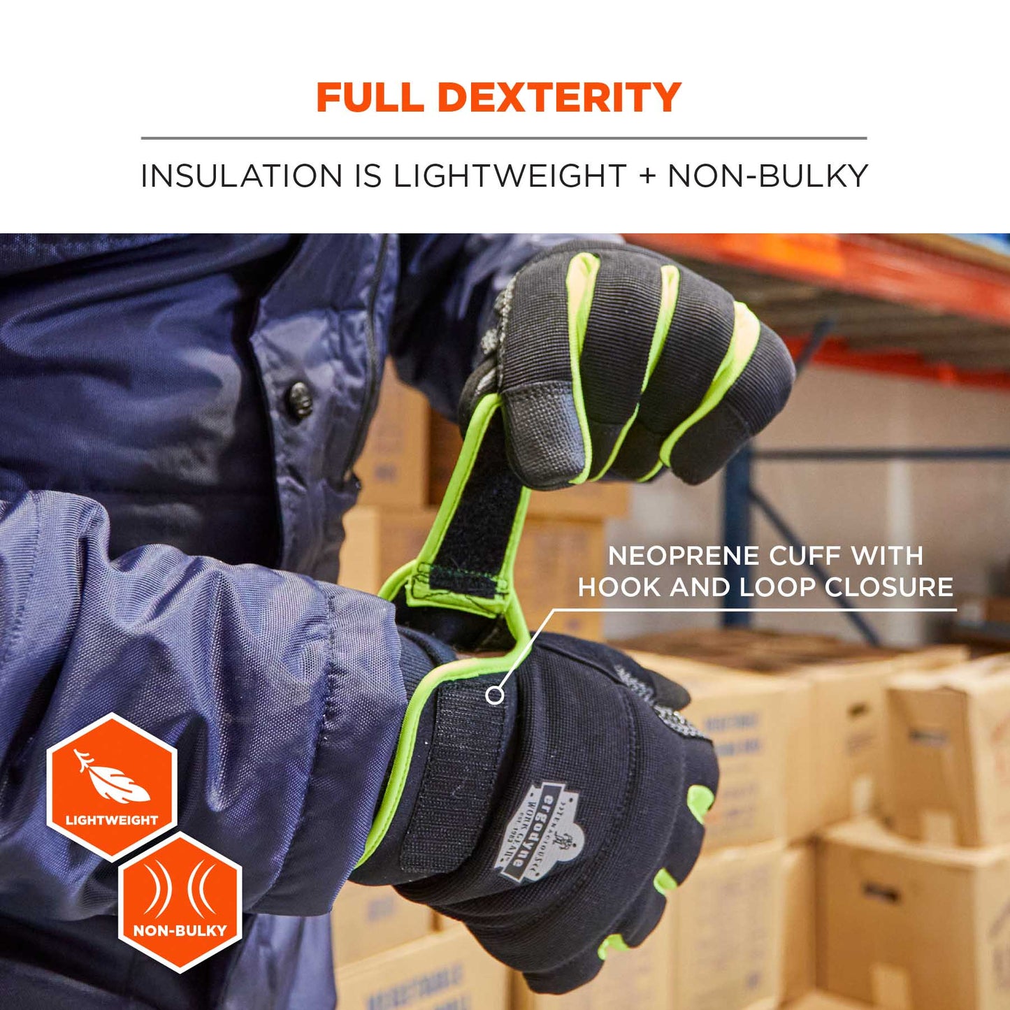 Black Insulated Gloves - Ergodyne - Cold Weather Performance