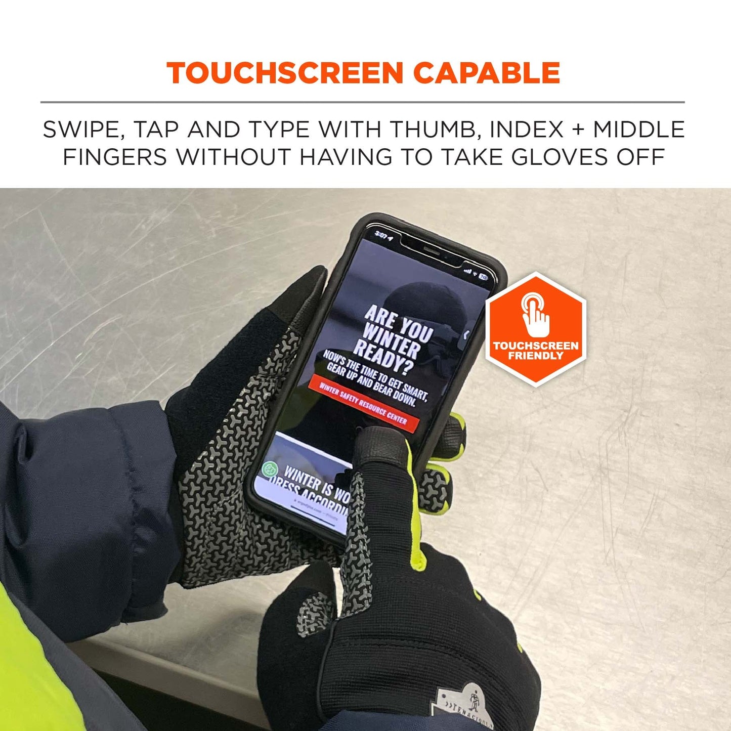 Black Insulated Gloves - Ergodyne - Cold Weather Performance