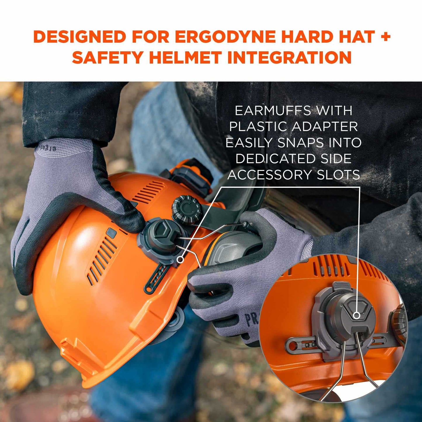 26dB NRR Ear Muffs - Ergodyne - Comfortable Design