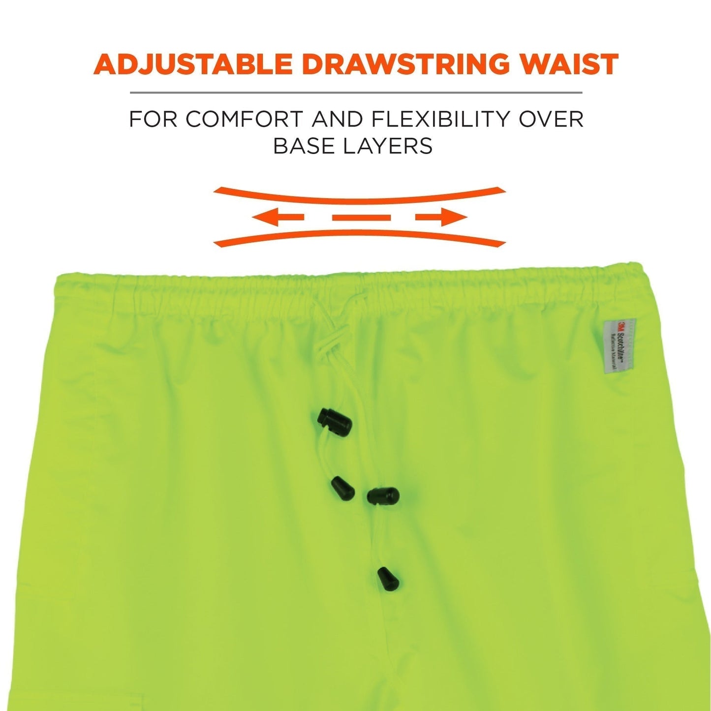 Yellow/Lime Rain Pants - Ergodyne - Waterproof Design
