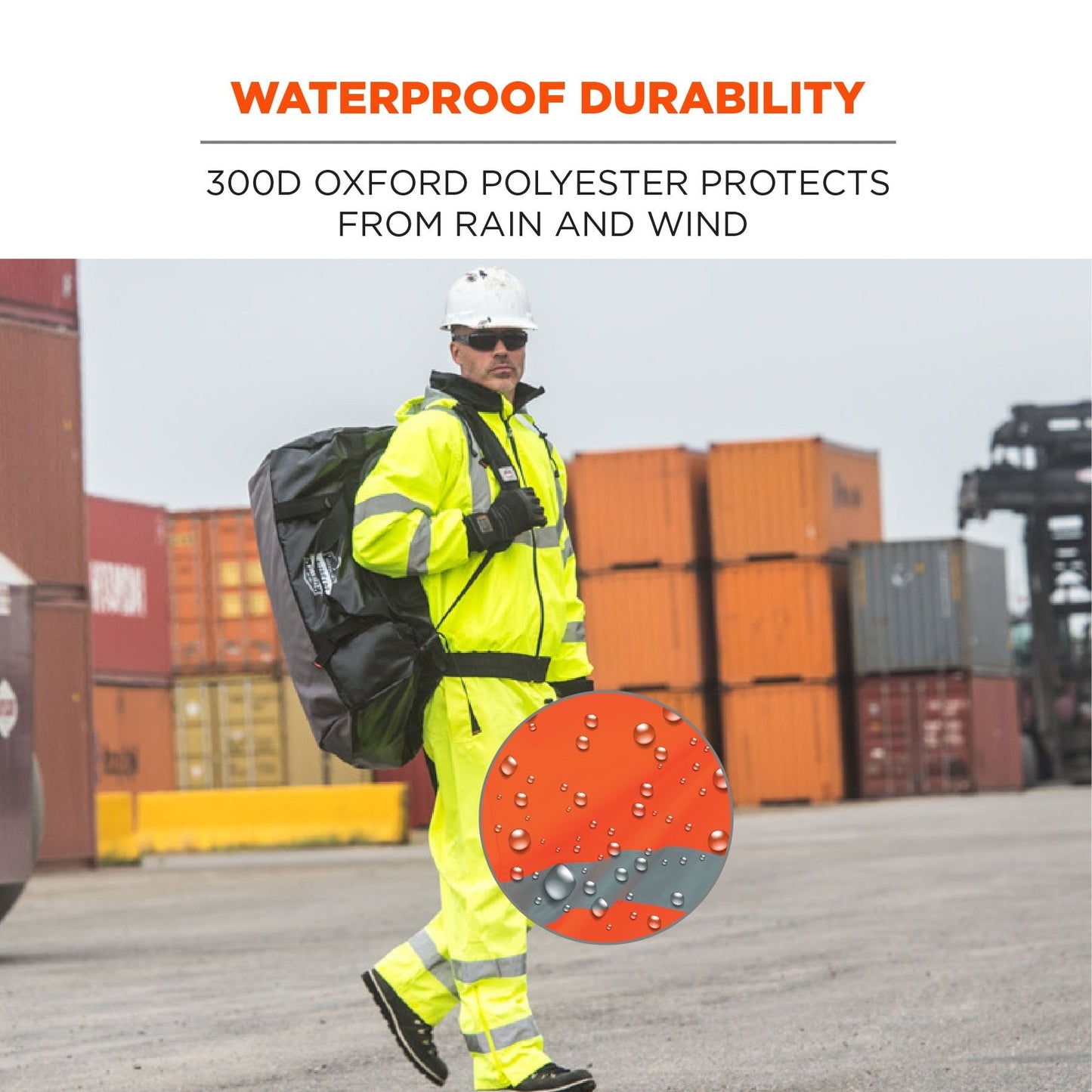 Yellow/Lime Rain Pants - Ergodyne - Waterproof Design
