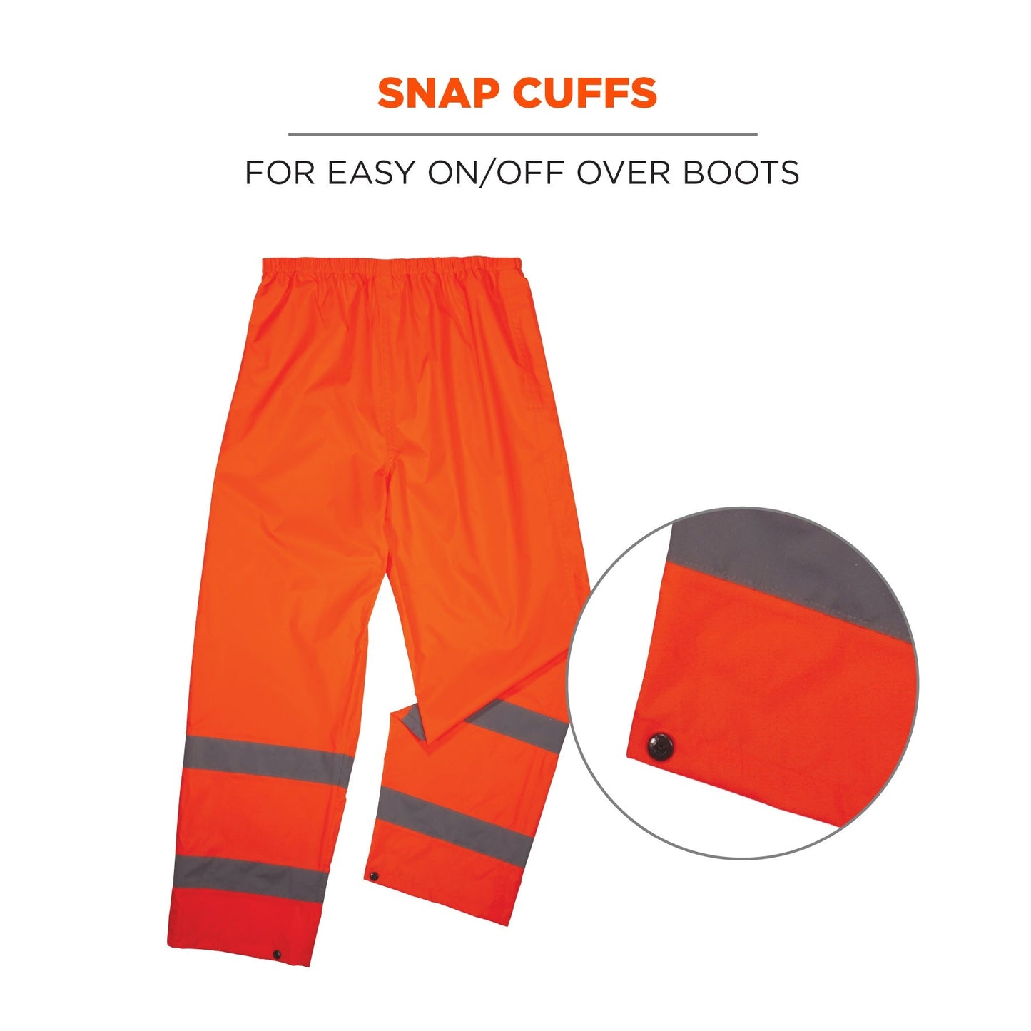 Yellow/Lime Rain Pants - Ergodyne - Waterproof Fabric