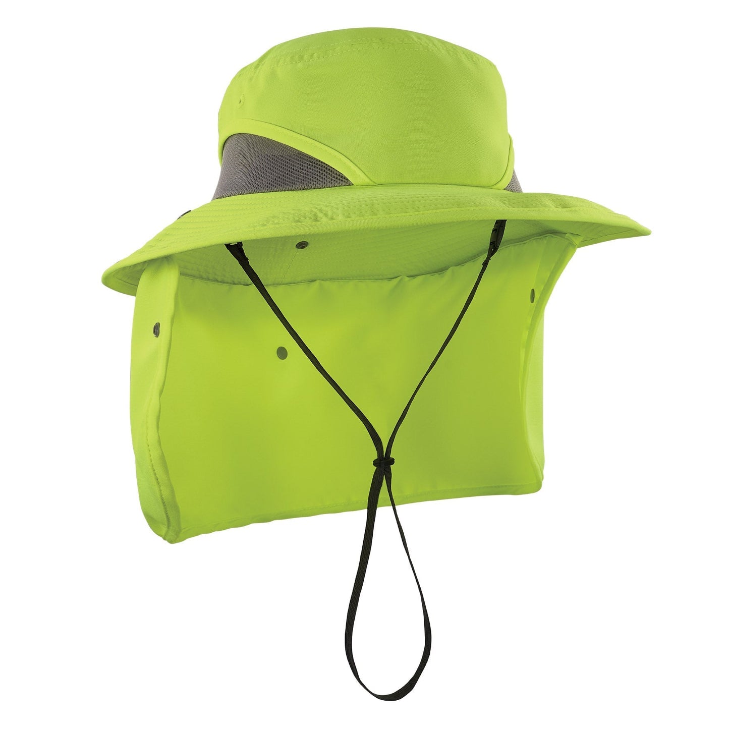 Yellow/Lime Ranger Hats - Ergodyne - Neck Shade Adjustable