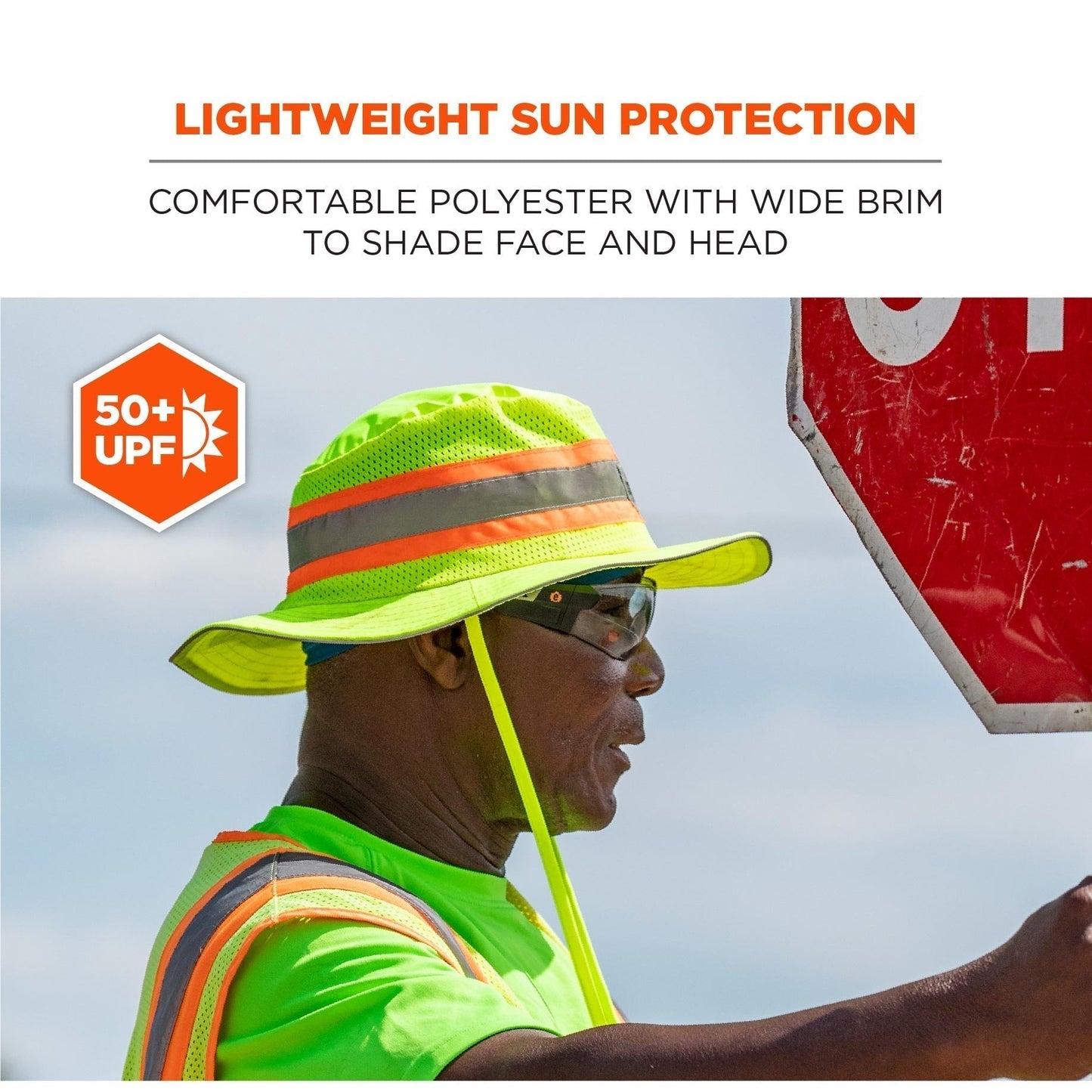 Yellow/Lime Ranger Hat - Ergodyne - Hi-Vis Comfort