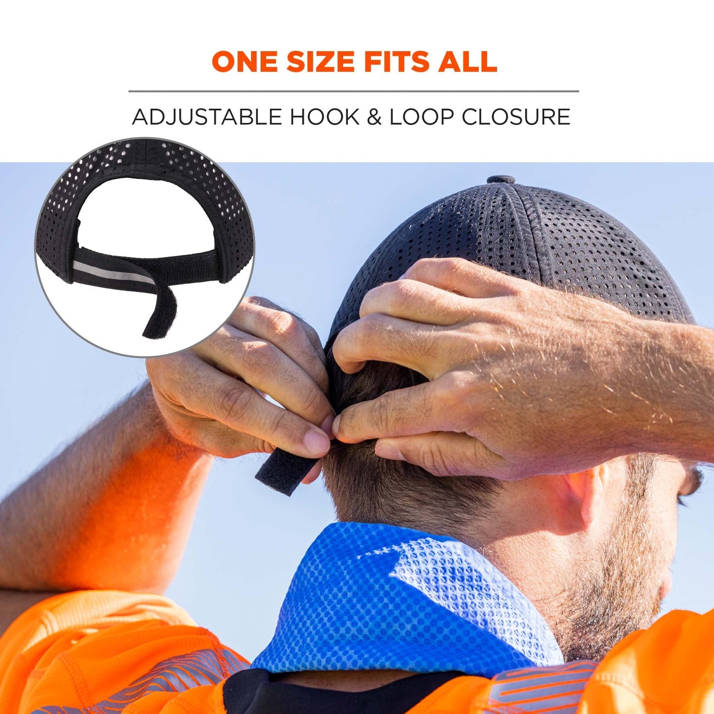 Black Ball Caps - Ergodyne - Performance Cooling Hat