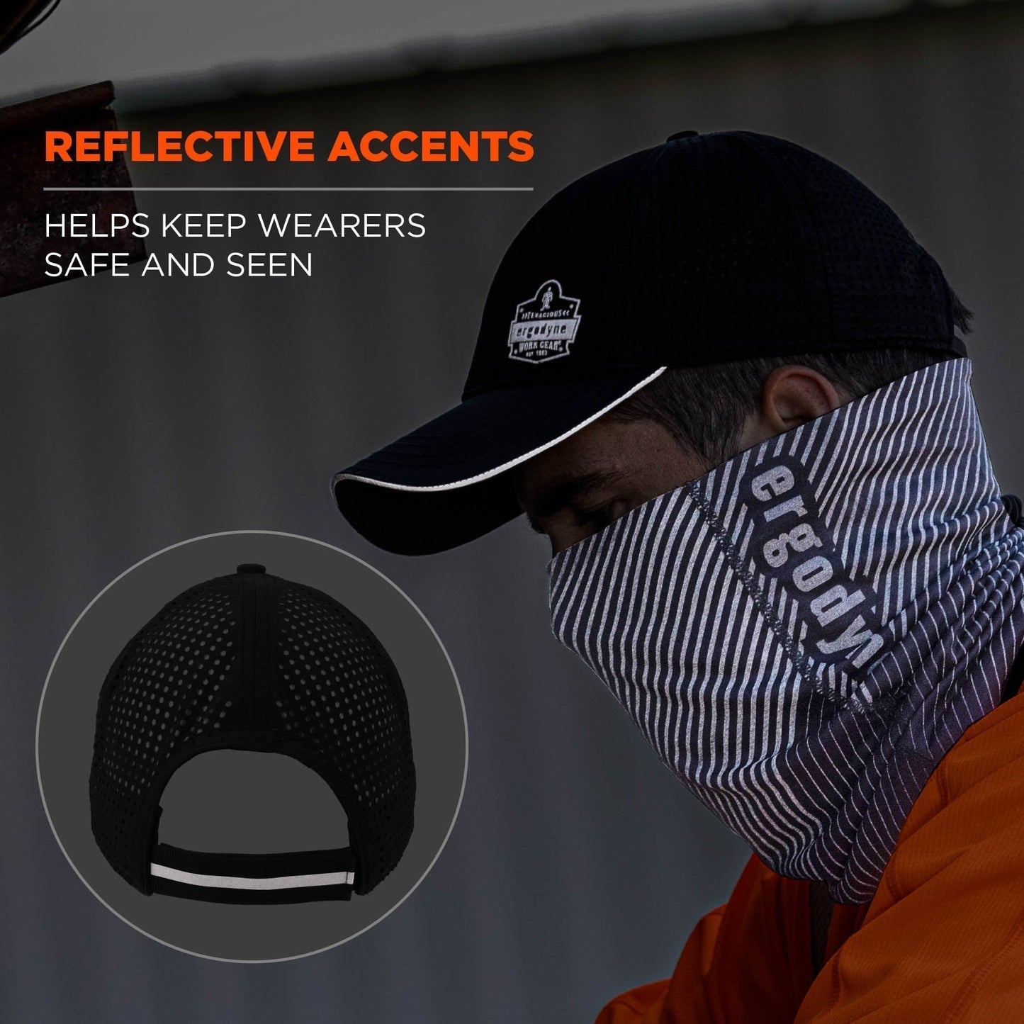 Black Ball Caps - Ergodyne - Performance Cooling Hat